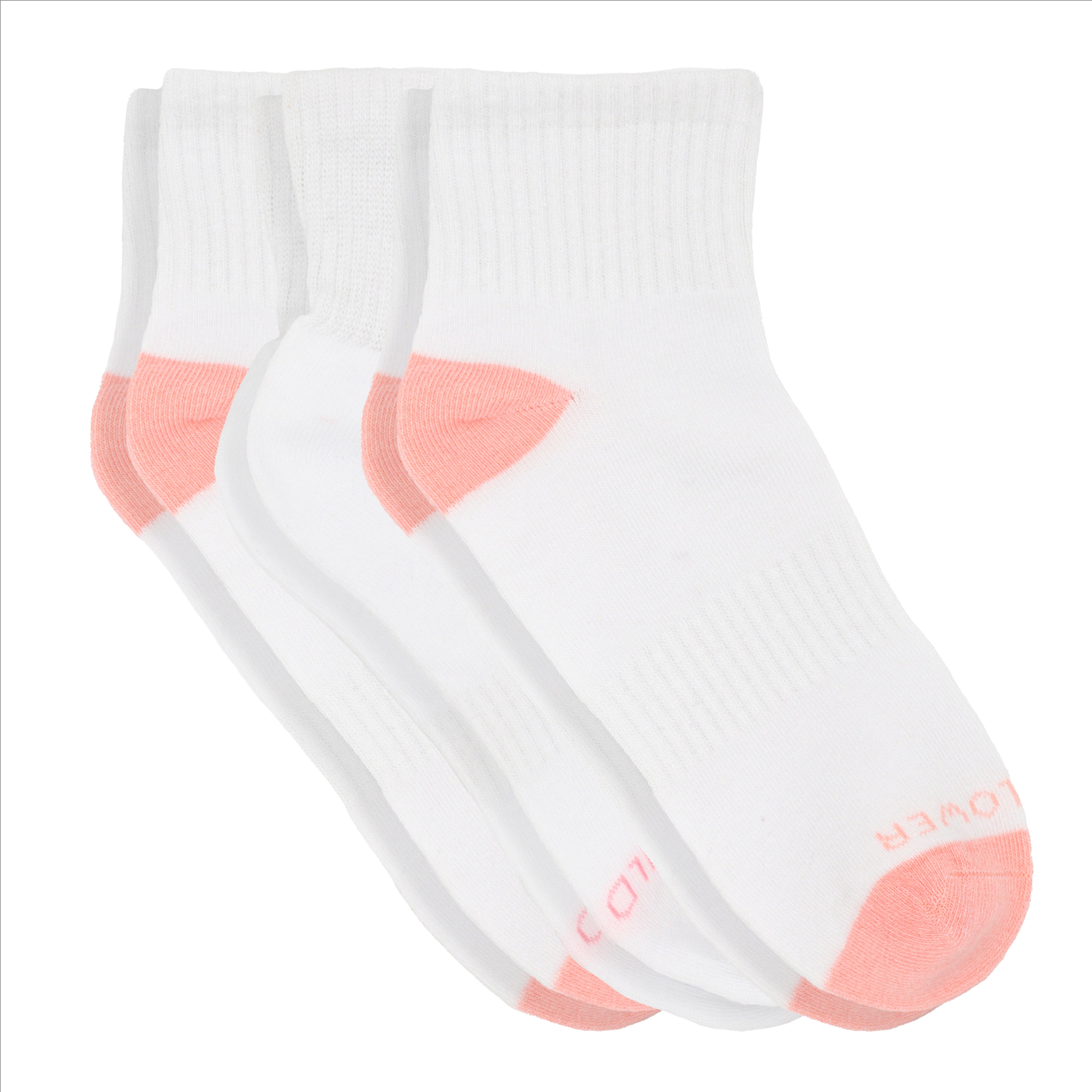Humktnn | Women’s Lightweight Quarter Socks with Arch Support & Smooth Toe – 3 Pair Pack