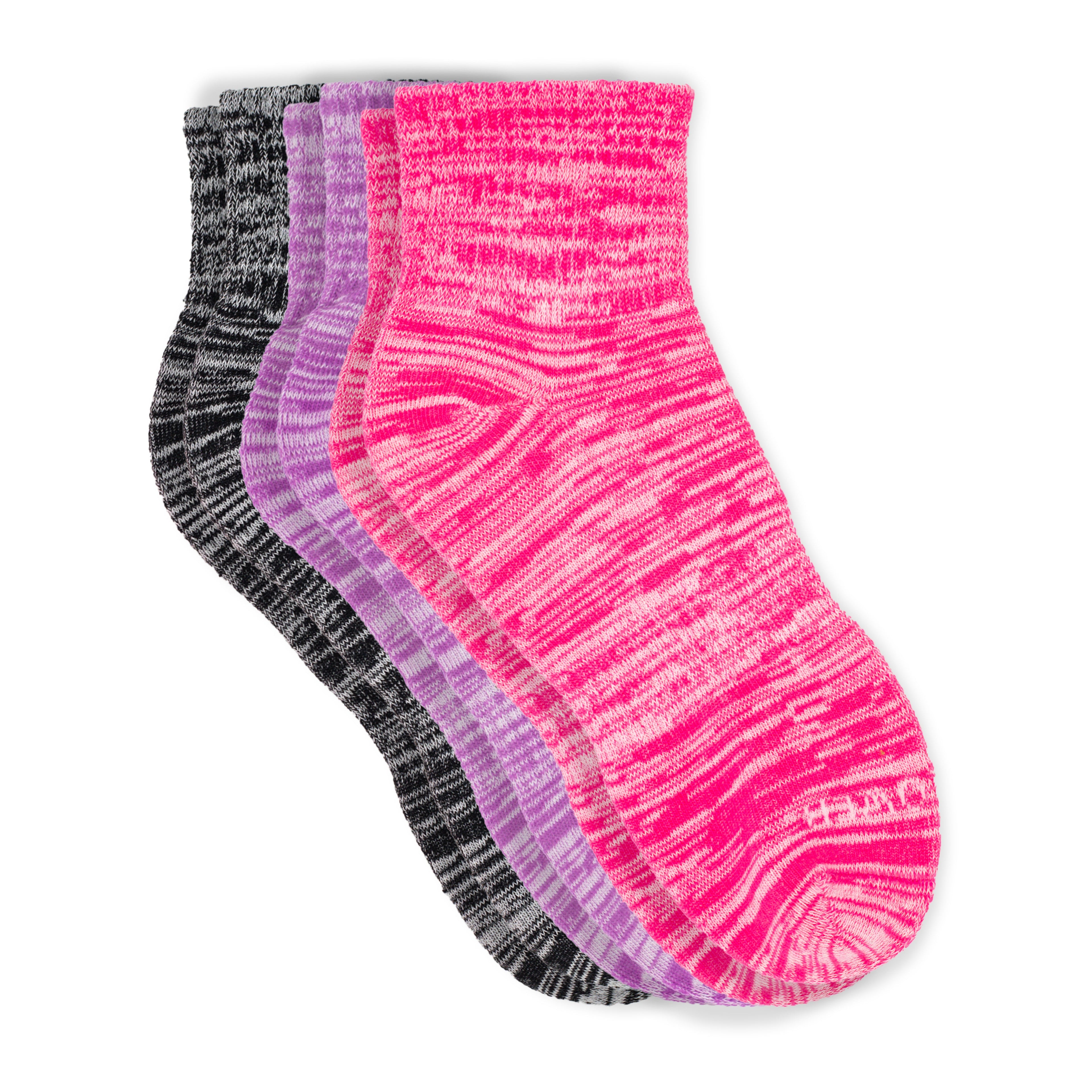 Humktnn | Women’s Lightweight Fashion Quarter Socks – Everyday 3 Pair Pack