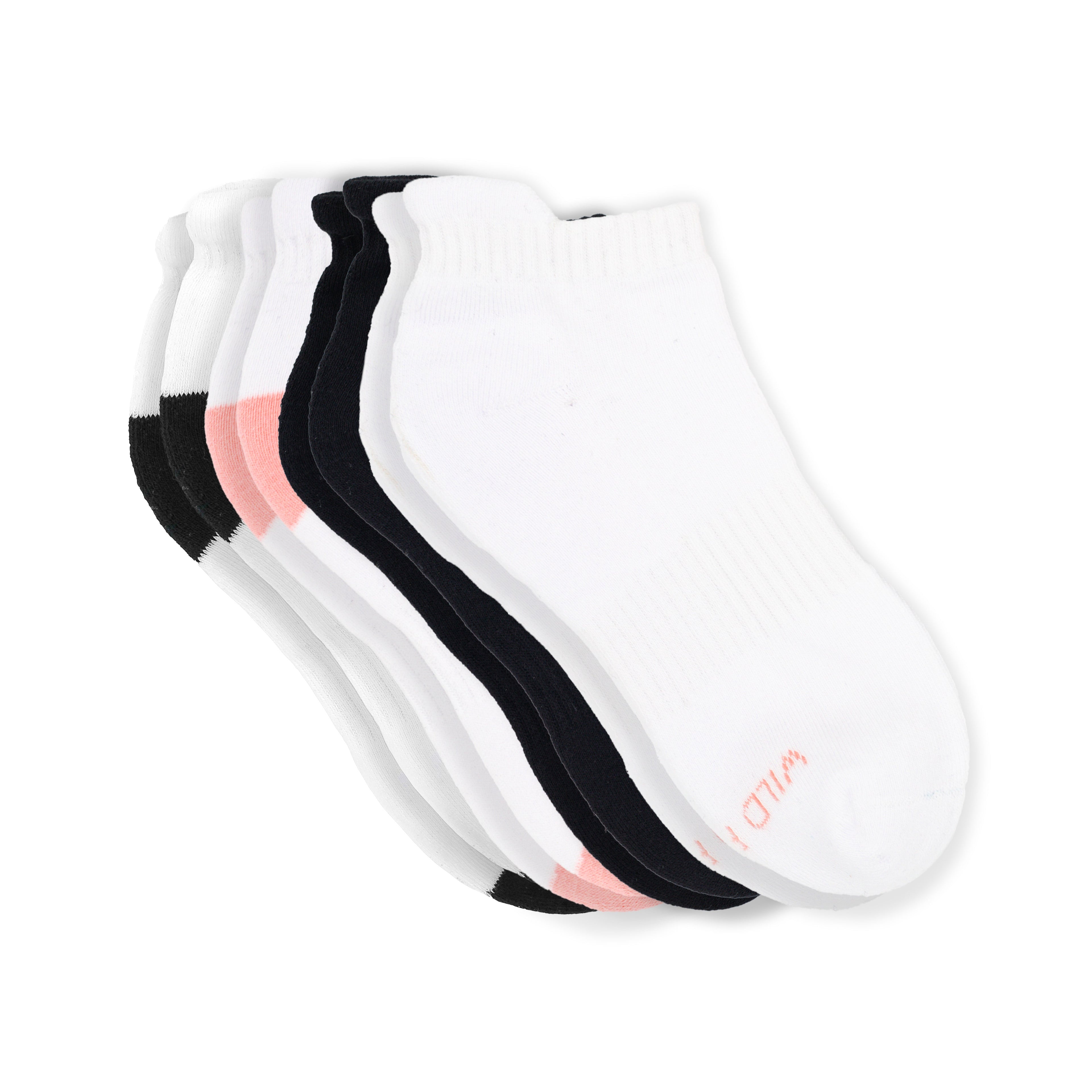 Humktnn | Women’s Medium Weight High Back Socks with Arch Support & Cushion Sole – 2 Pair Pack