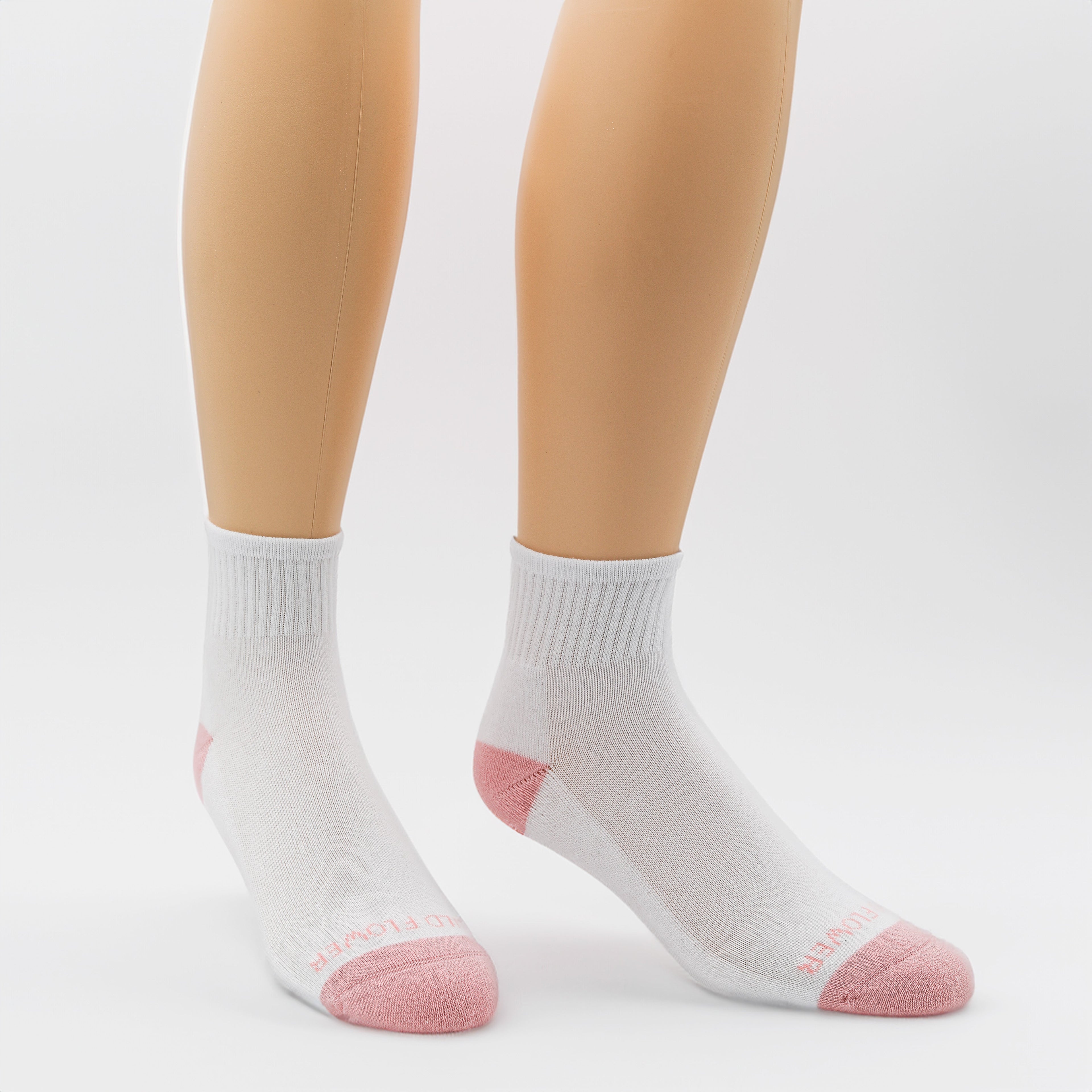 Humktnn | Women’s Quarter-Length Cotton Socks – 3 Pair Cushioned Support for Daily Activity