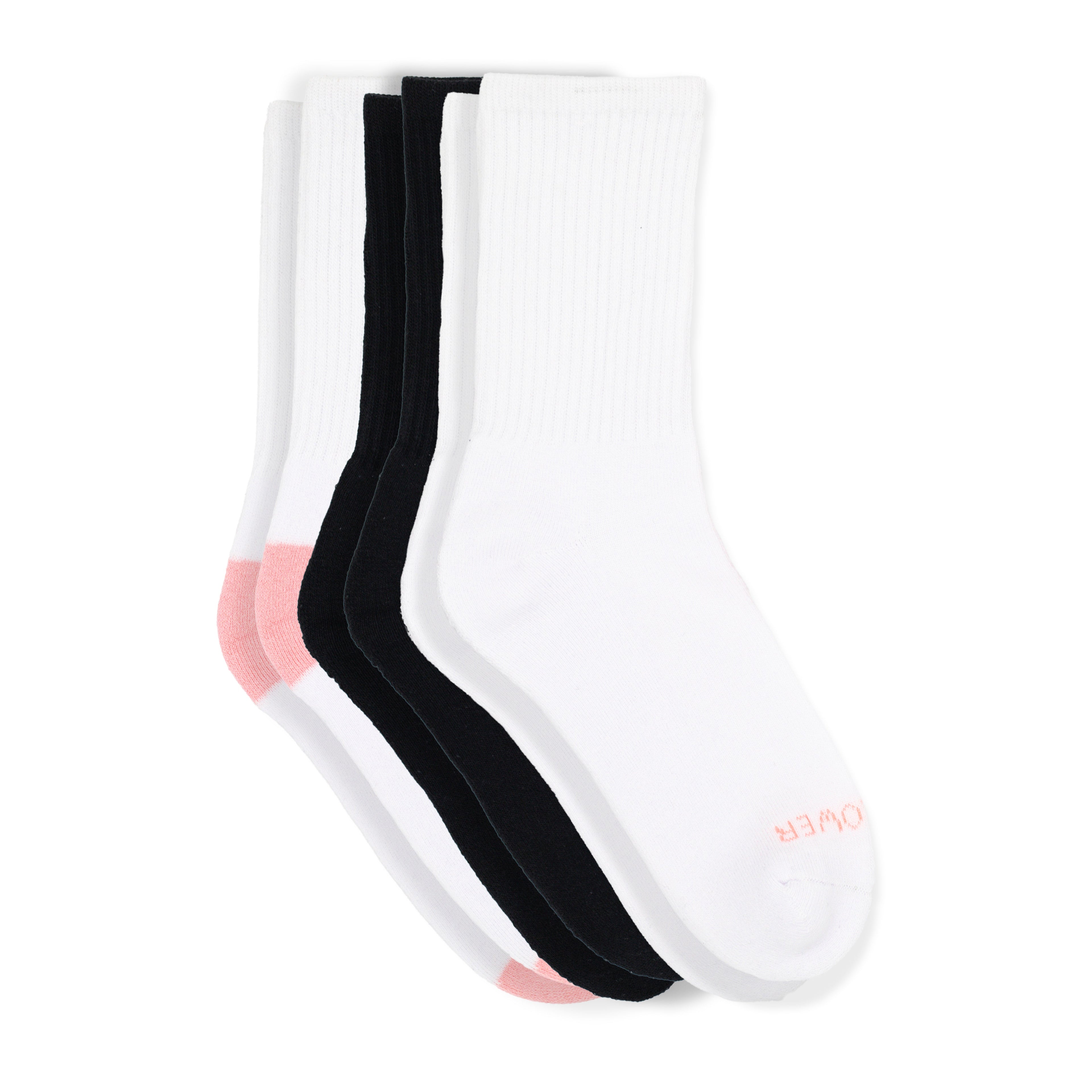 Humktnn | Women’s Medium Weight Crew Socks with Arch Support & Cushion Sole – 3 Pair Pack