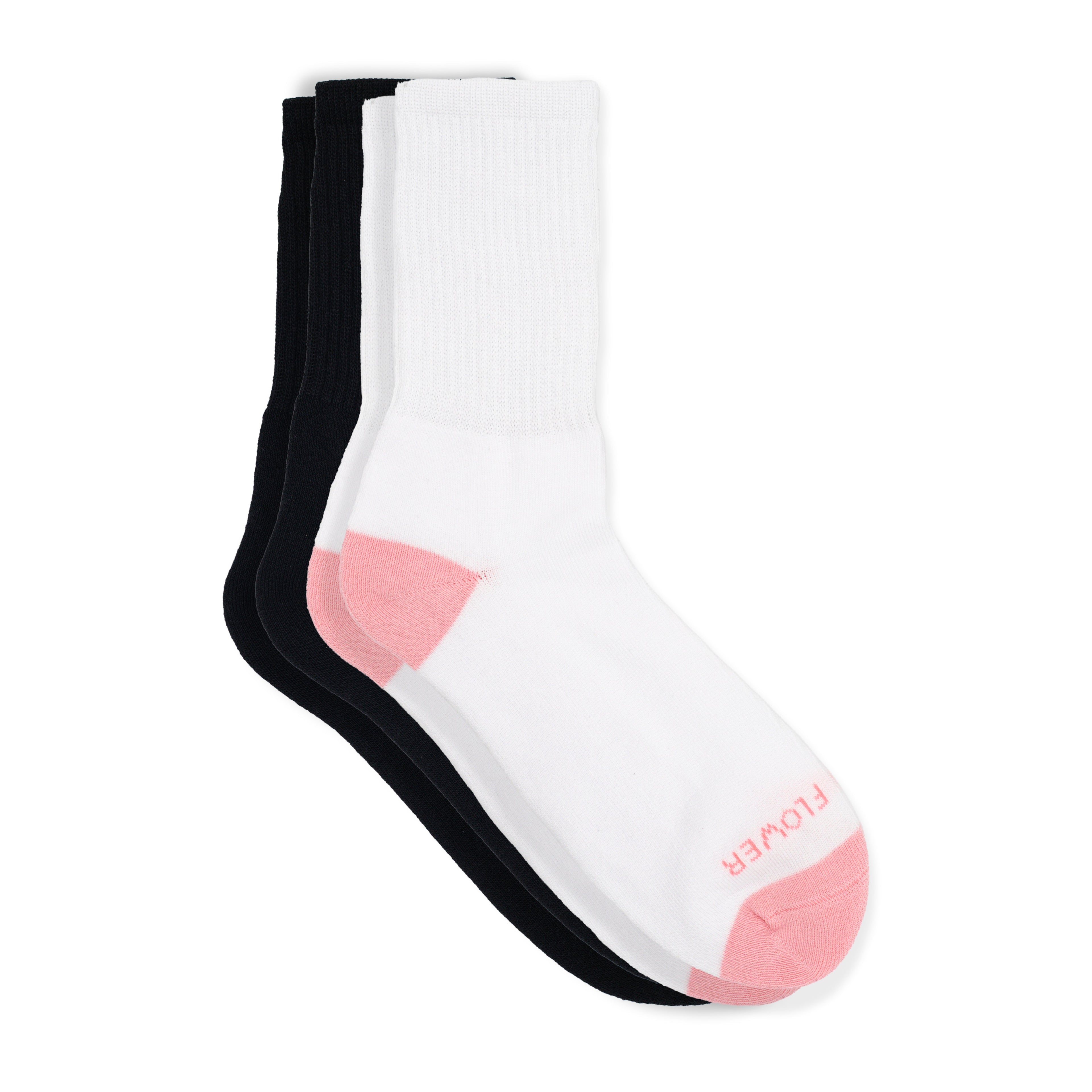 Humktnn | Women’s Extended Size Crew Socks – 3 Pair Medium Weight Cotton Comfort
