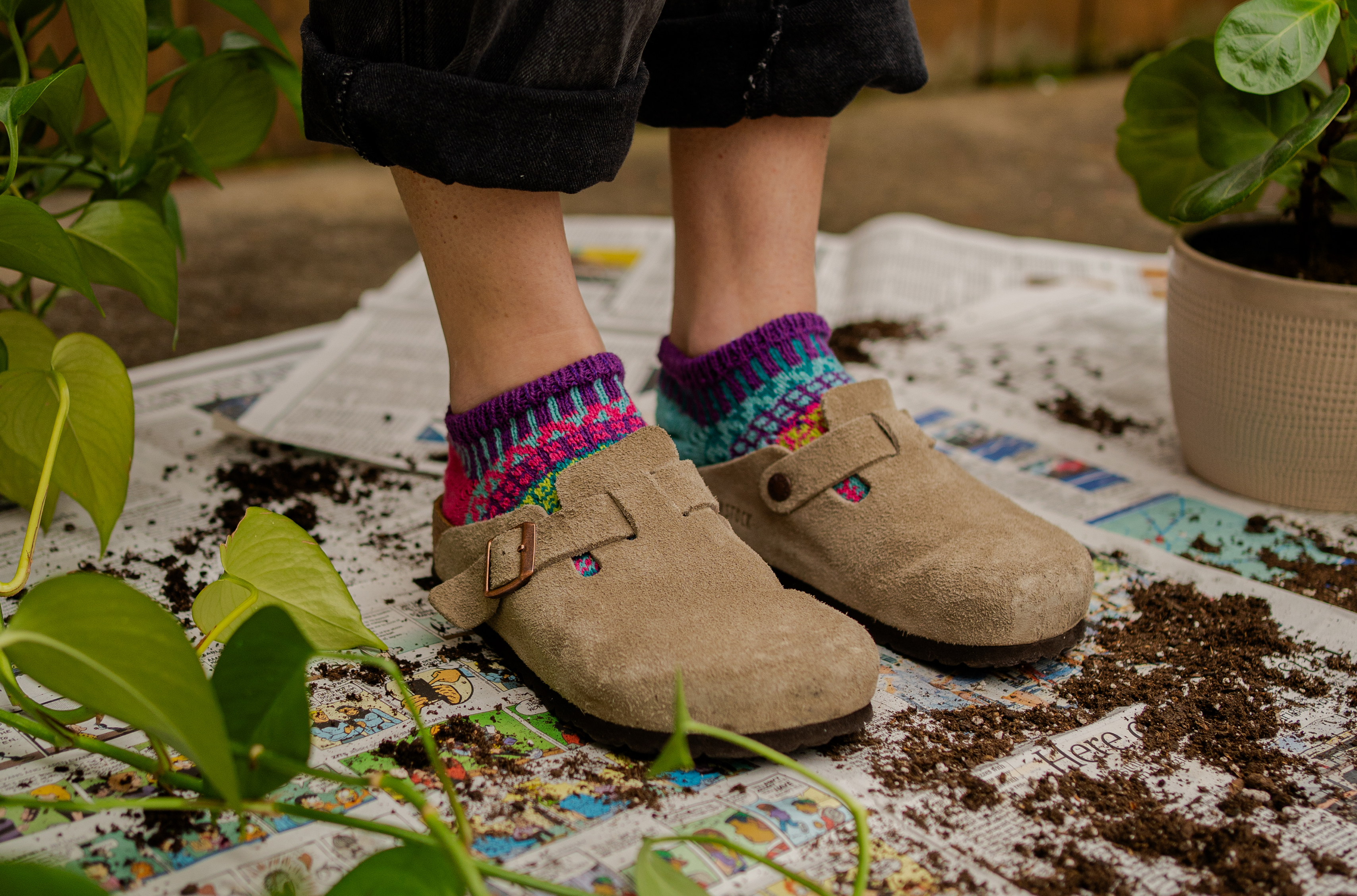 Humktnn| Morning Glory Ankle Socks - Fresh, Stylish Comfort for Every Step