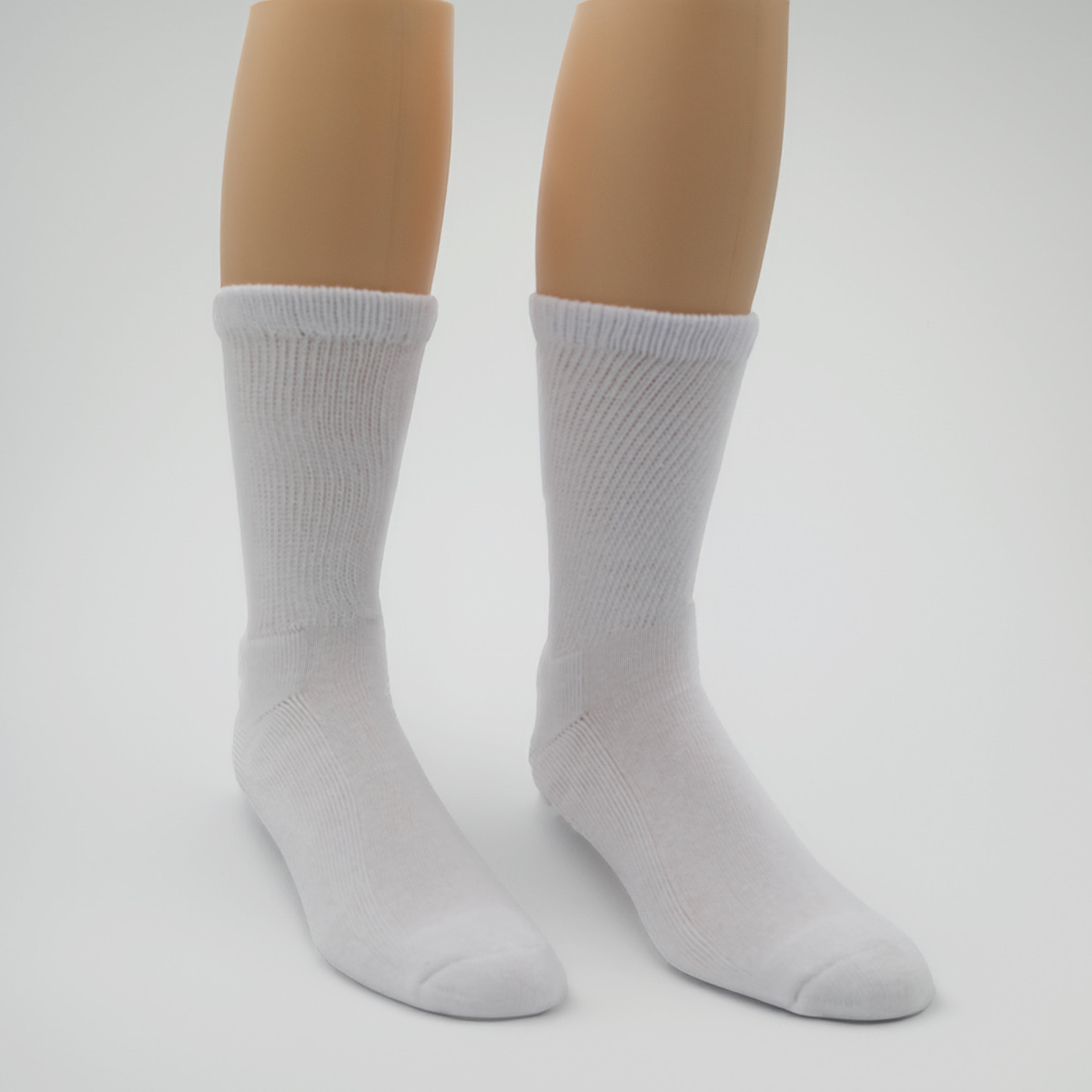 Humktnn | Women’s Queen Size Diabetic Crew Socks with Non-Binding Top & Cushion Sole – 3 Pair Pack