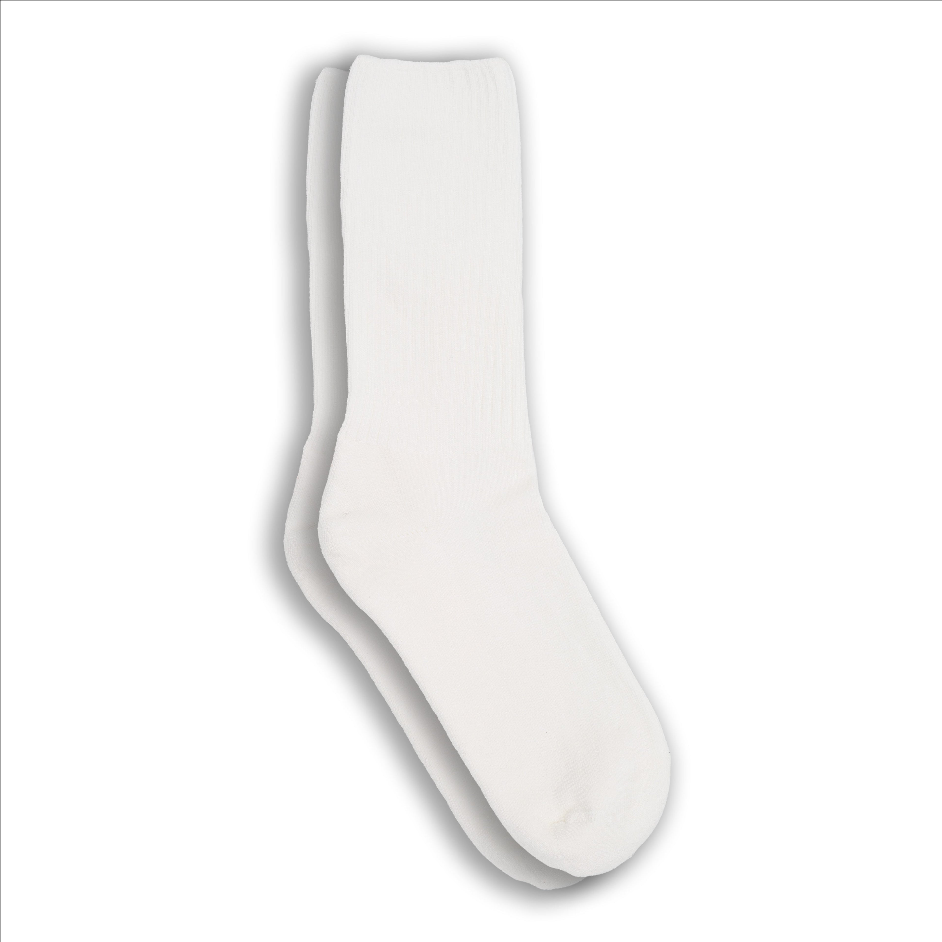 Humktnn | Women’s Extra Wide Diabetic Crew Socks with No Bind Top & Cushion Sole – 3 Pair Pack