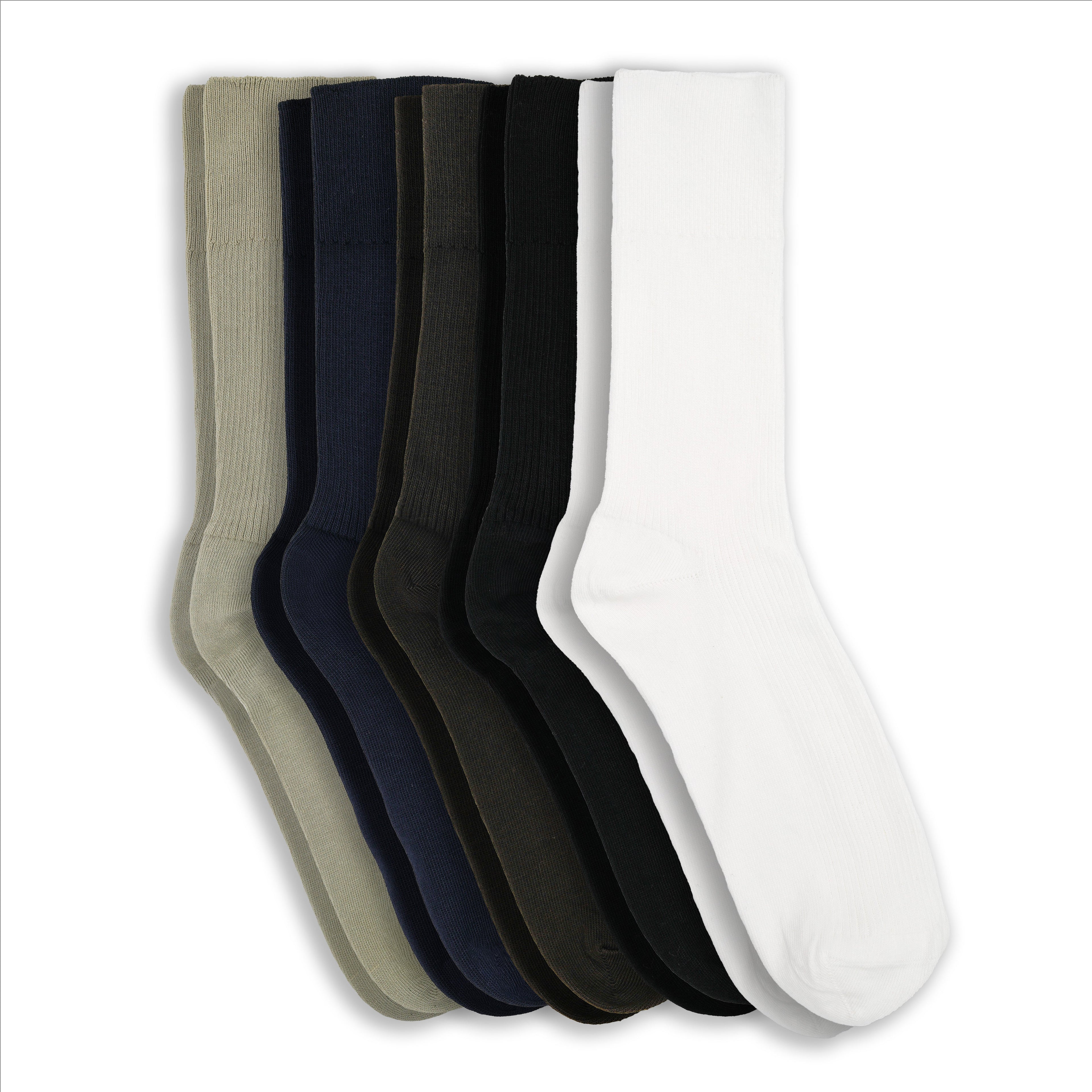 Humktnn | Women’s Non-Elastic Diabetic Crew Socks with No Bind Top – Lightweight, 3 Pair Pack