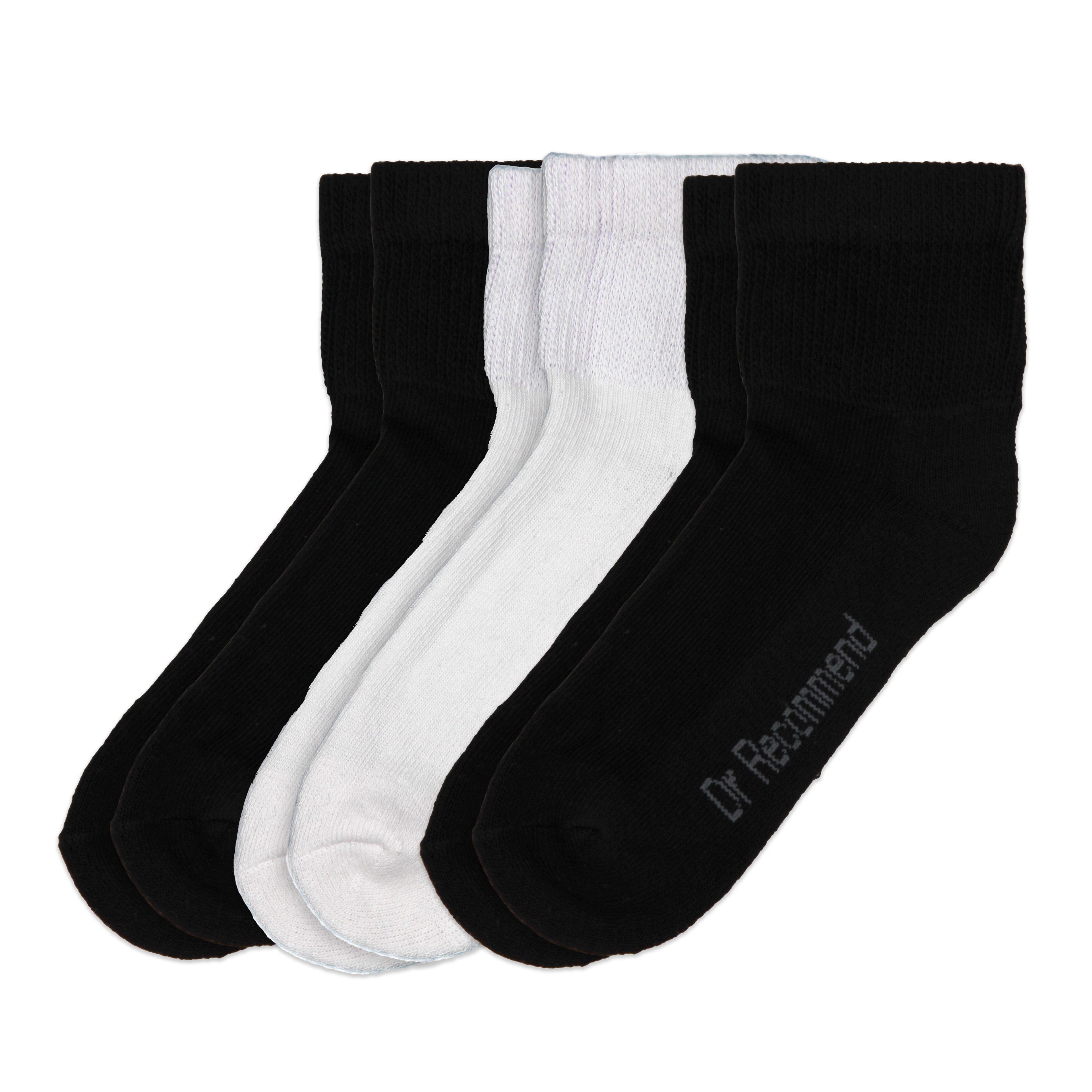 Humktnn | Women’s Quarter Length Non-Binding Socks – 5 Pack Cushioned Everyday Wear