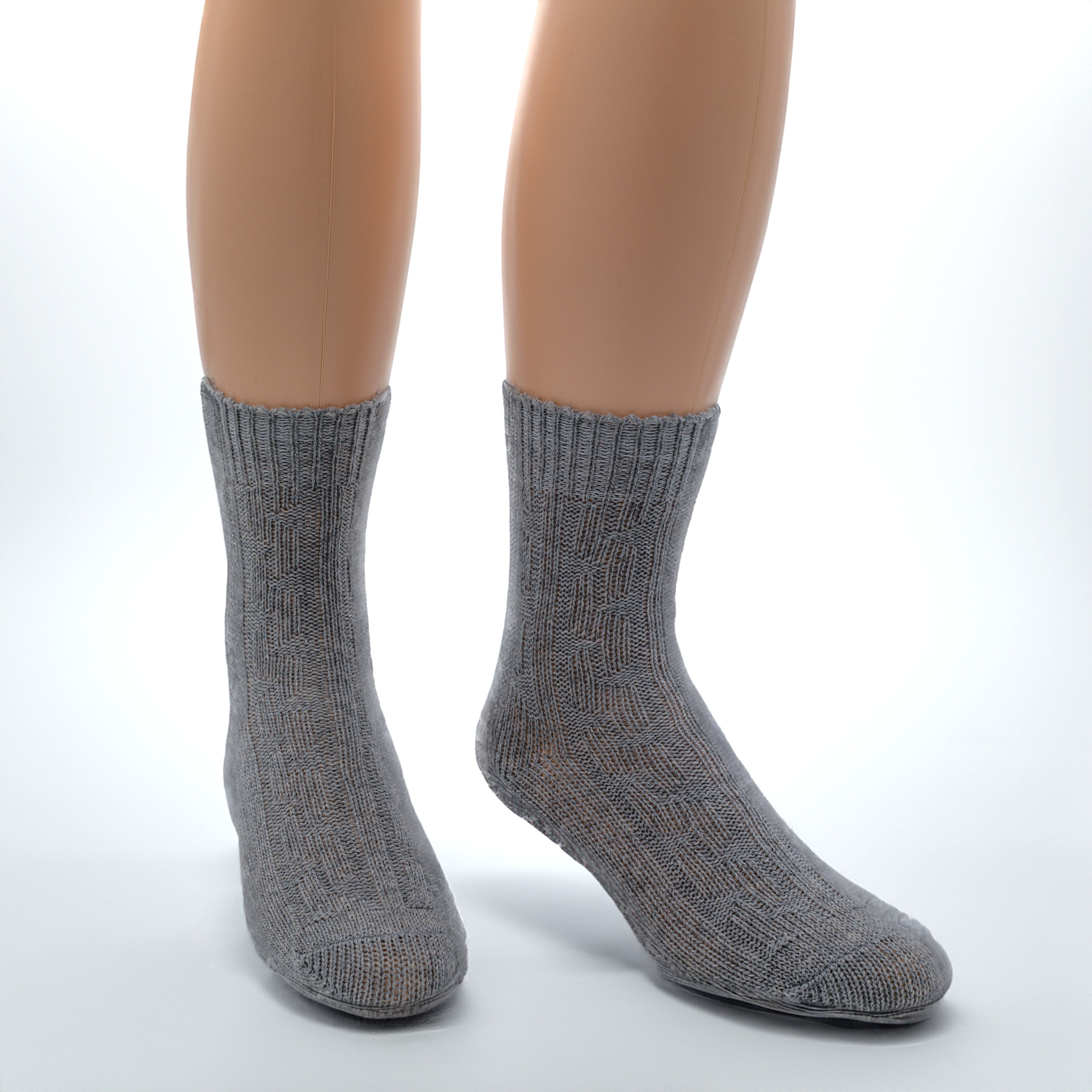 Humktnn | Women’s Wool Blend Cable Knit Crew Socks – Warm & Soft Everyday Comfort
