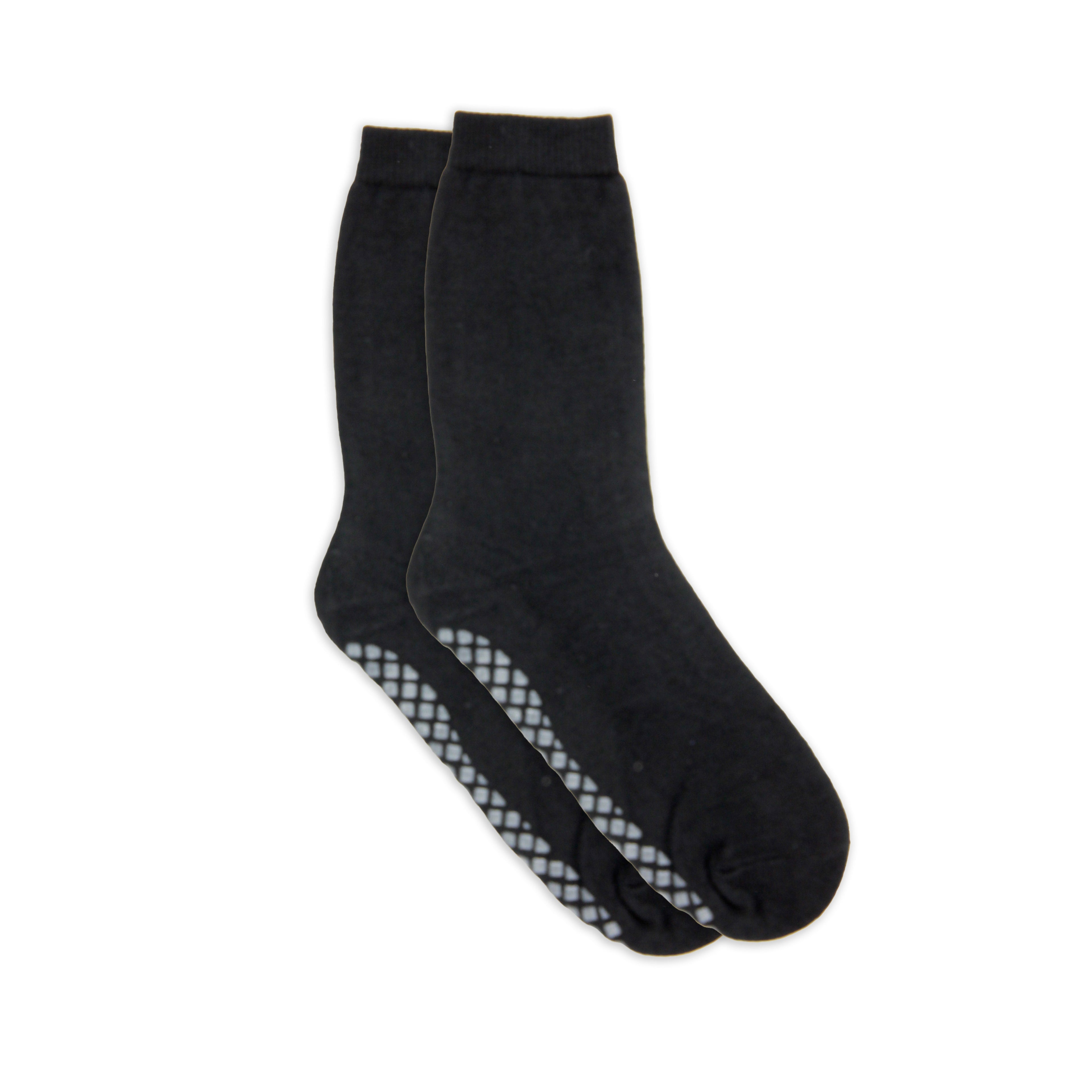 Humktnn | Women’s Anti-Slip Crew Socks – 3 Pair Cozy Grip Socks for Indoor Wear