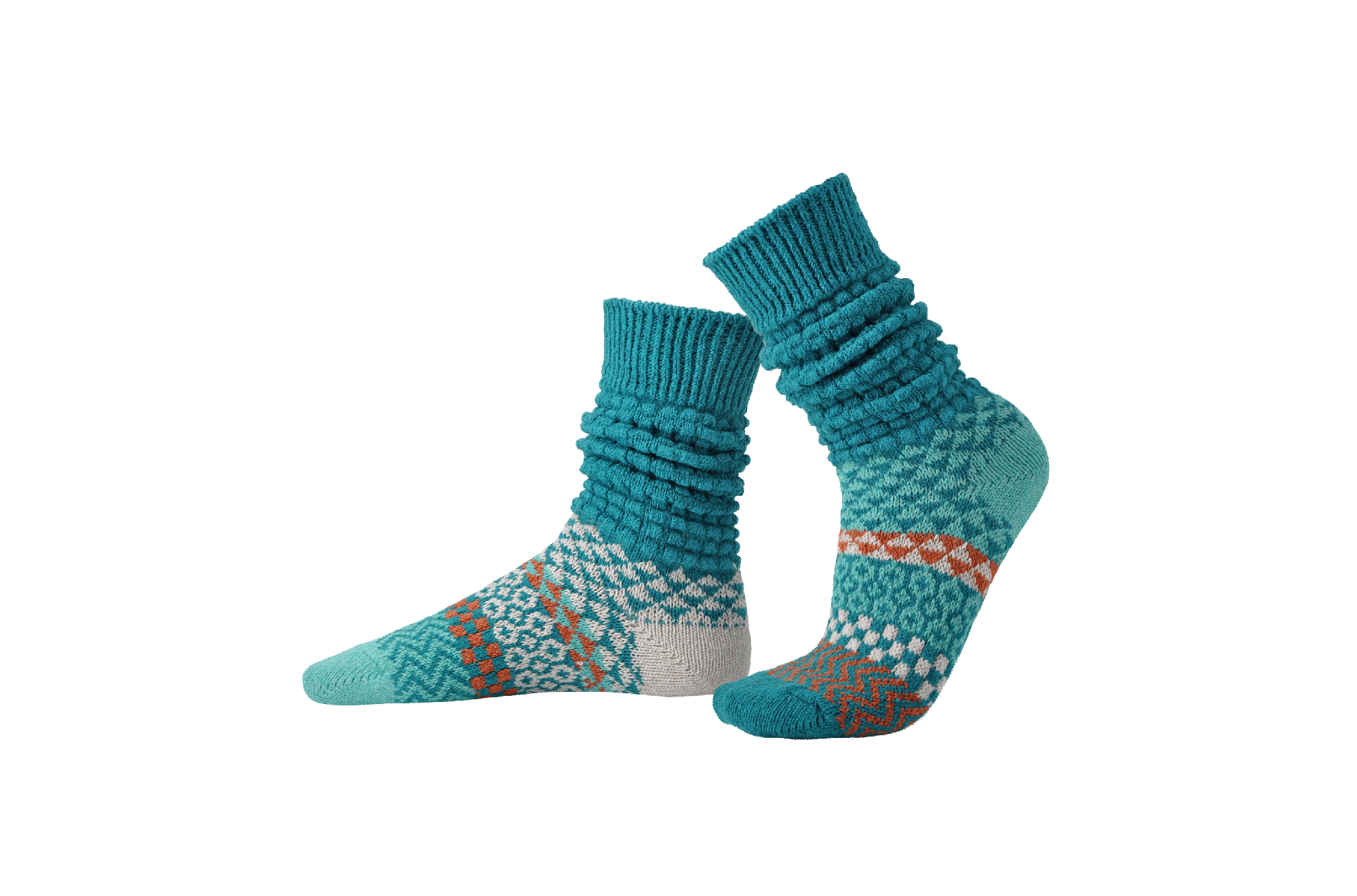 Humktnn | Abalone Slouch Socks - Cozy, Playful, and Versatile for Every Look