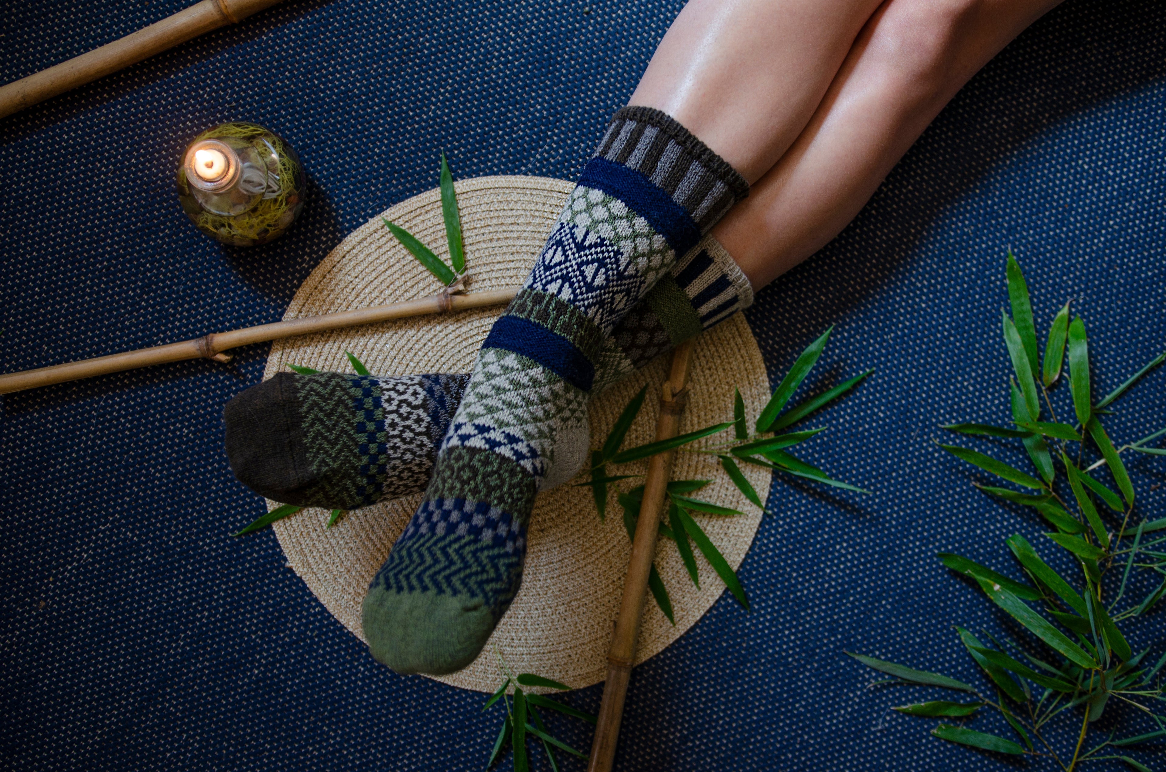 Humktnn| Bamboo Wool Socks - Eco-Friendly Comfort with Strength and Softness