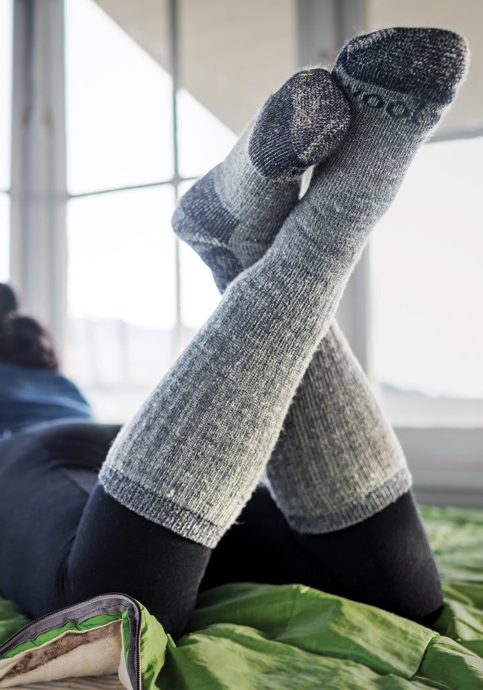 Humktnn| Women’s Heavyweight Over-The-Calf Merino Wool Socks for Extreme Cold
