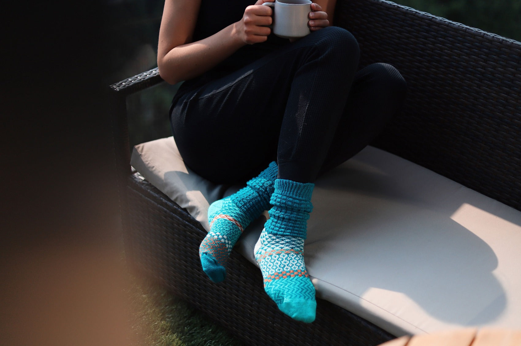 Humktnn | Abalone Slouch Socks - Cozy, Playful, and Versatile for Every Look