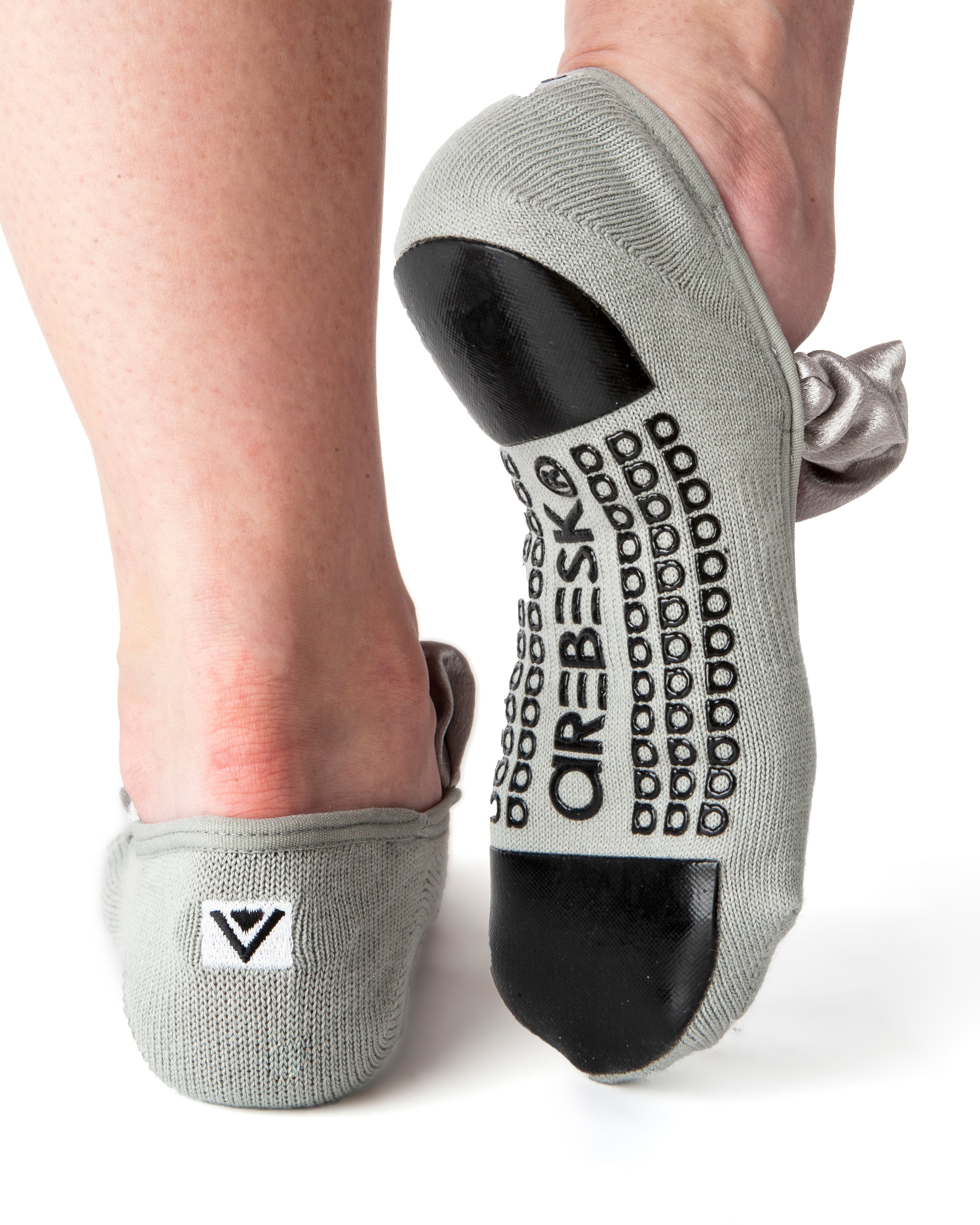 Humktnn | Women’s Grip Socks with Scrunch Strap Detail and Anti-Slip Sole