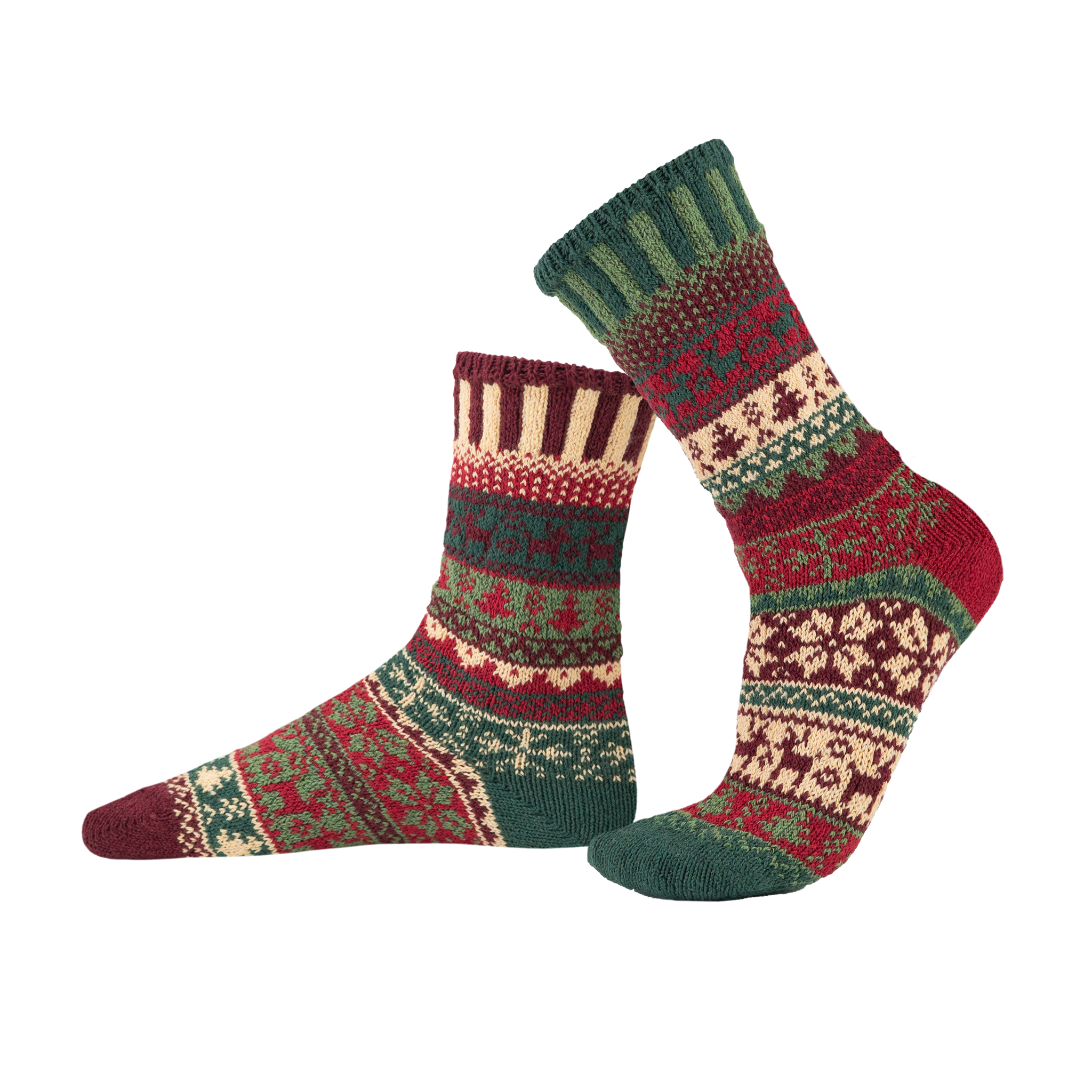 Humktnn| Noel Crew Socks - Cozy & Vintage for the Holiday Season