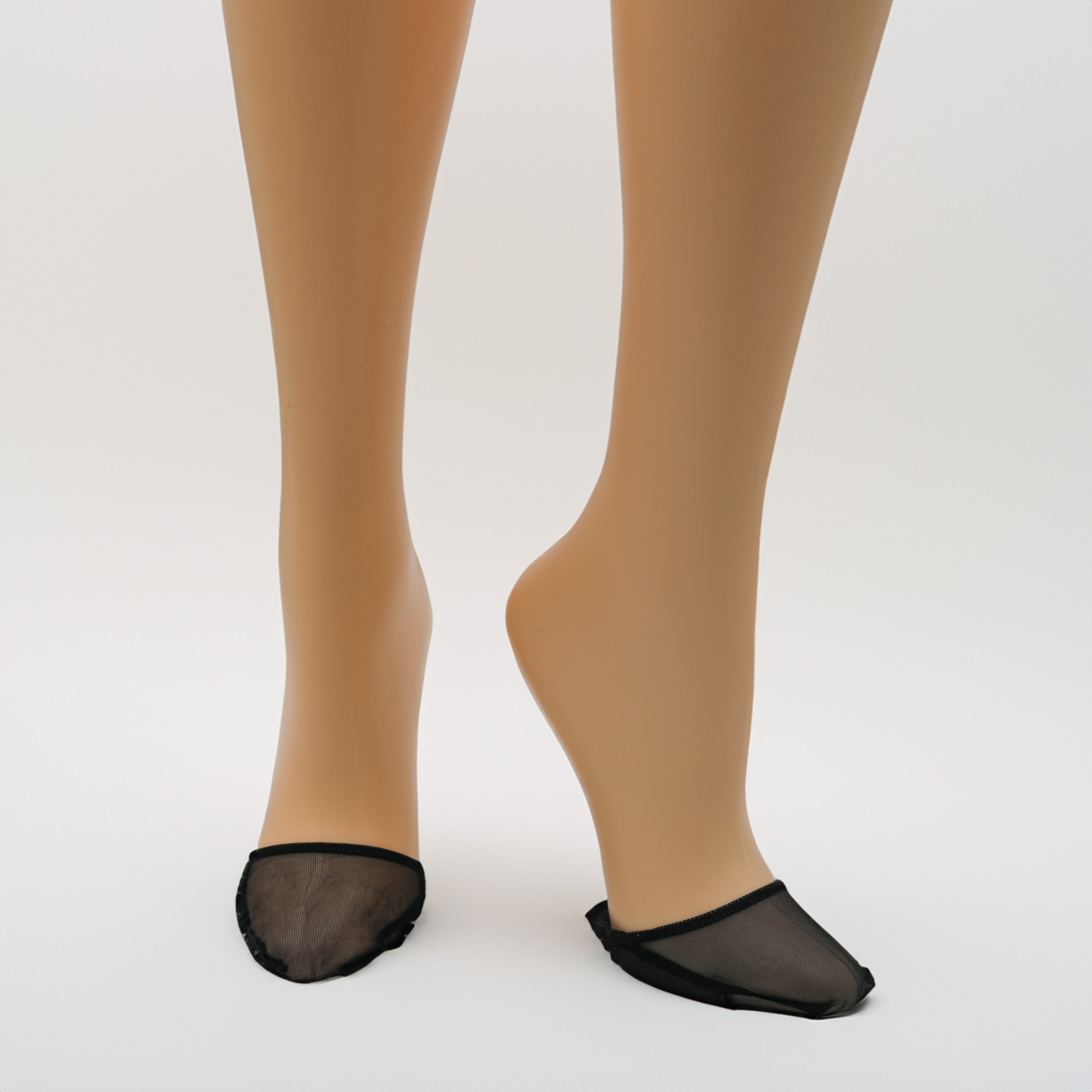 Humktnn | Women’s Lightweight Cushioned Toe Cover Socks for Everyday Comfort – 2 Pair Pack