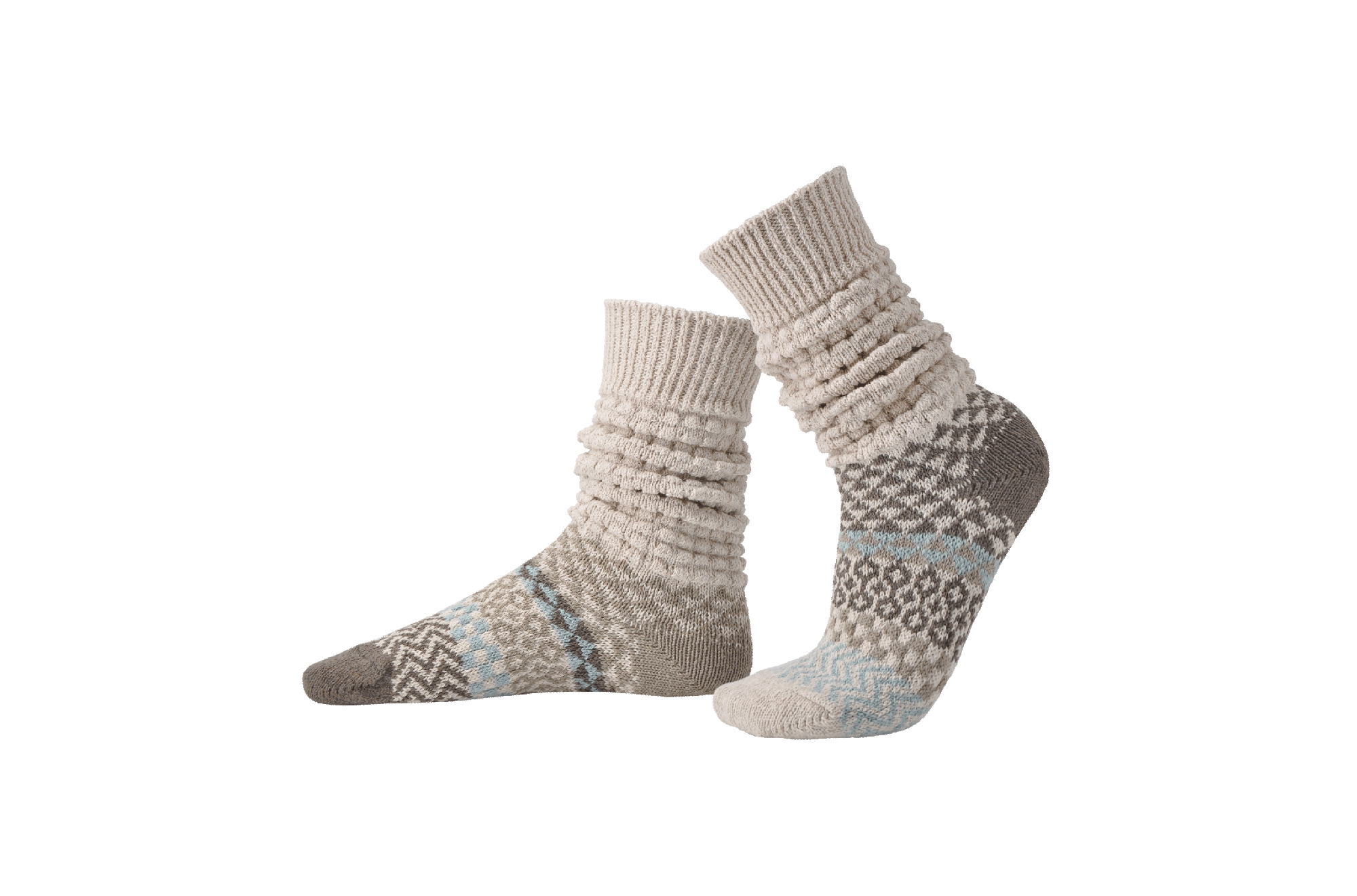 Humktnn| Slouch Socks - Seashell - Cozy, Versatile, and Stylish