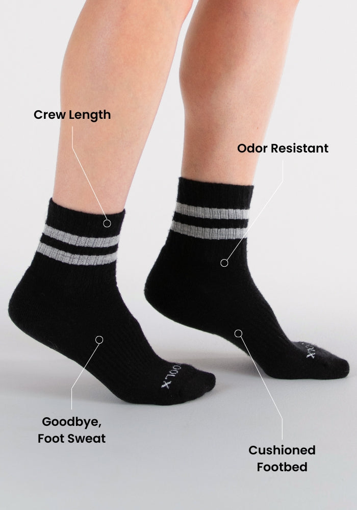 Humktnn | Women’s Lightweight Merino Wool No Show Ped Socks for Everyday Wear