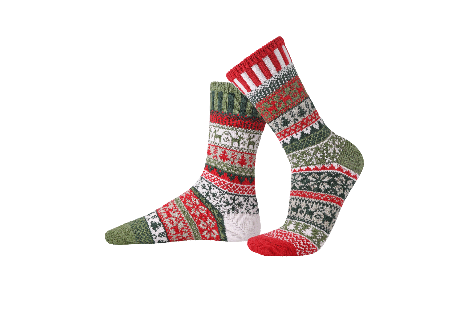Humktnn | Yuletide Crew Socks - Festive Comfort for the Holiday Season