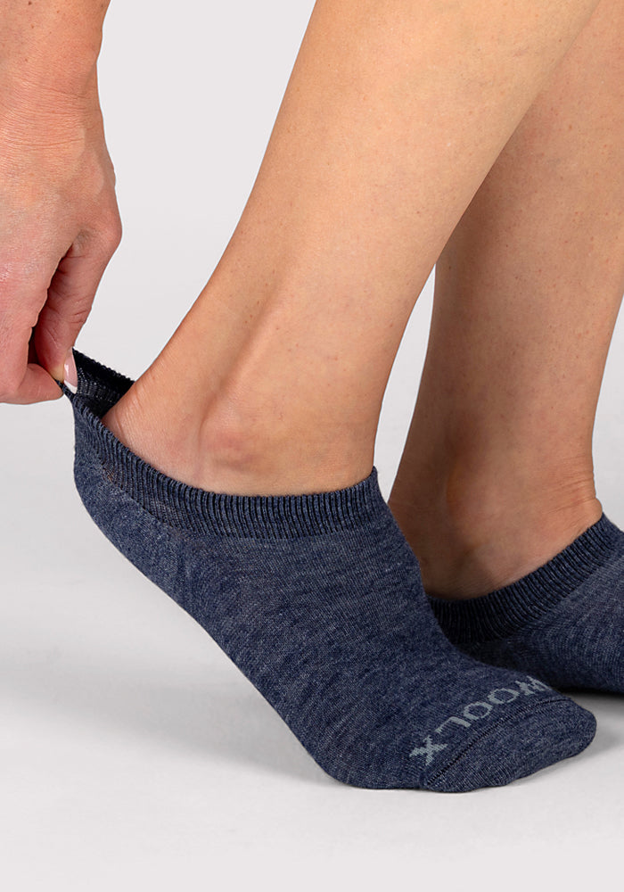 Humktnn | Women’s Lightweight Merino Wool Ped Socks for Casual No Show Wear