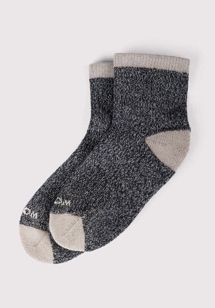 Humktnn | Women’s Merino Wool & Silk Cozy Mini Crew Socks for Ultimate Comfort