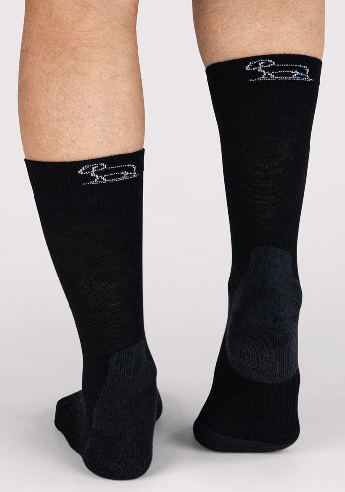 Humktnn | Men’s Lightweight Merino Wool Crew Socks with Breathable Everyday Comfort