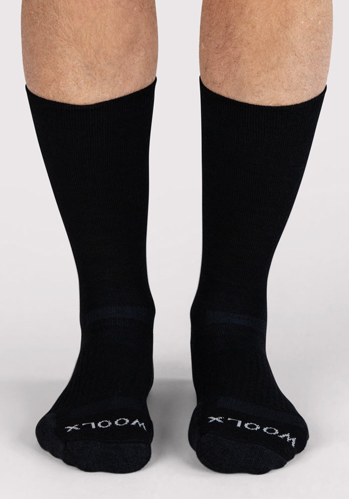 Humktnn | Men’s Lightweight Merino Wool Crew Socks with Breathable Everyday Comfort