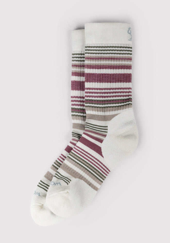 Humktnn | Women’s Lightweight Merino Wool Crew Socks with Soft Cushion and Breathable Comfort
