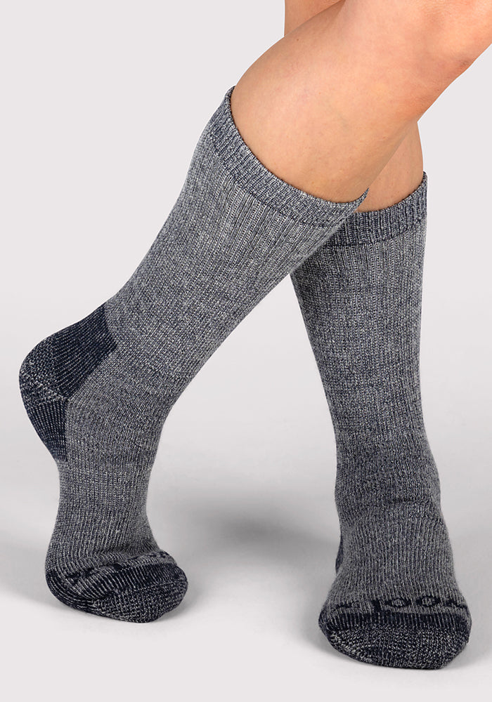Humktnn | Women’s Heavyweight Merino Wool Crew Socks for Extreme Cold