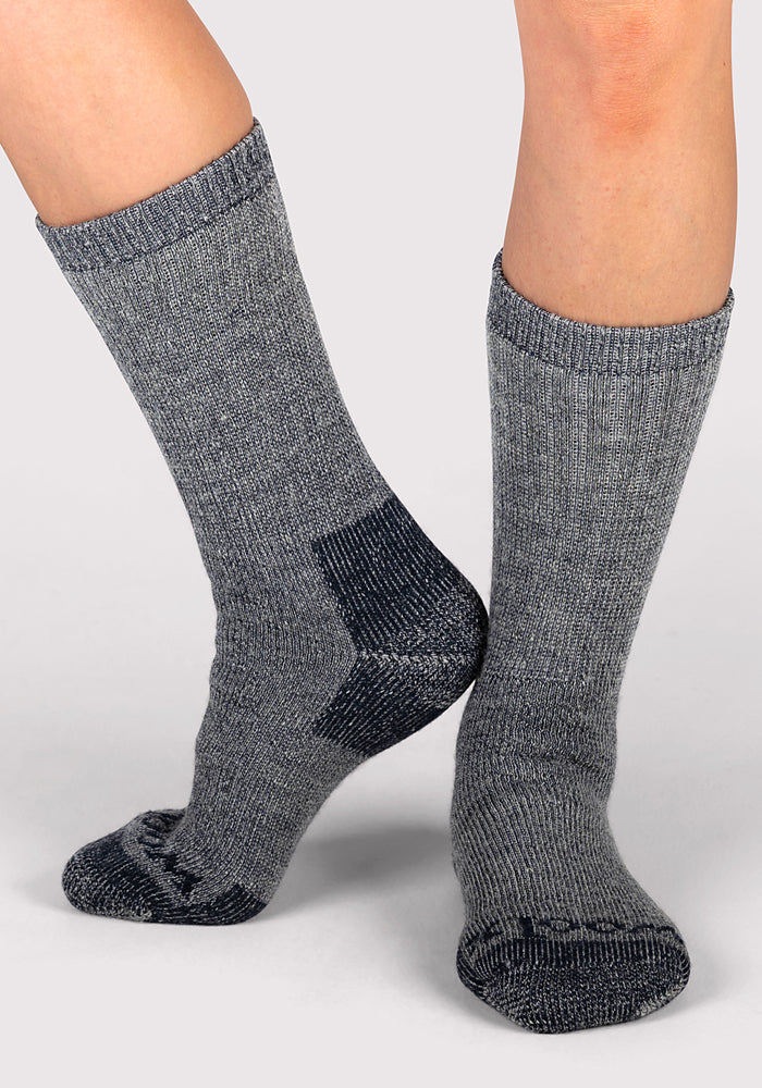 Humktnn | Women’s Heavyweight Merino Wool Crew Socks for Extreme Cold