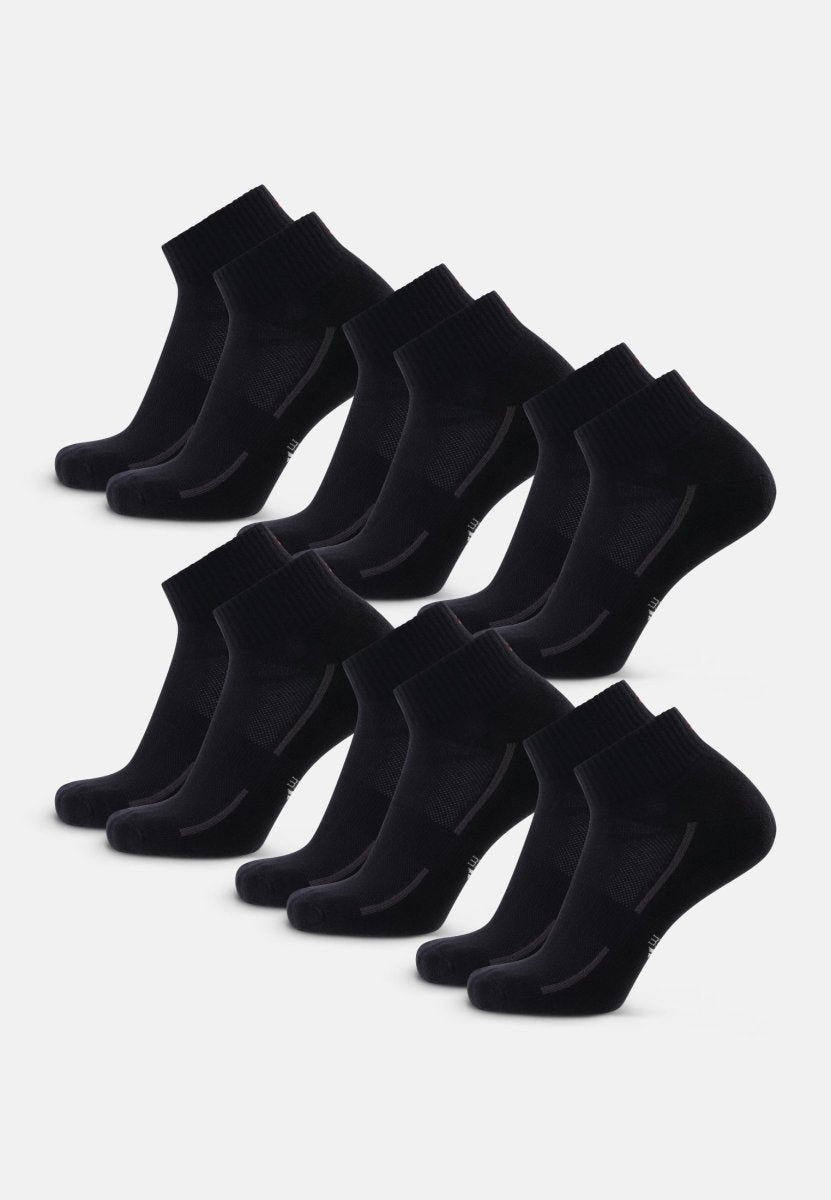 Humktnn | Breathable Cotton Quarter Socks for Everyday Comfort