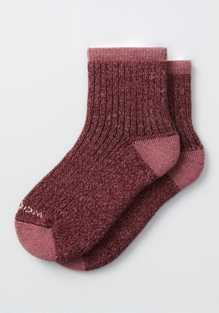 Humktnn | Women’s Merino Wool Mini Crew Socks with Soft Cushioning and Stay-Put Fit