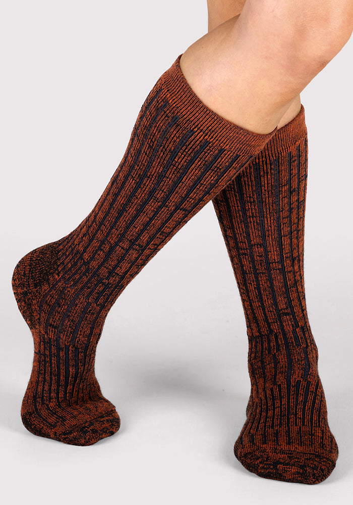 Humktnn | Women’s Mid-Calf Merino Wool Socks with Full Cushion & Silk Blend Warmth