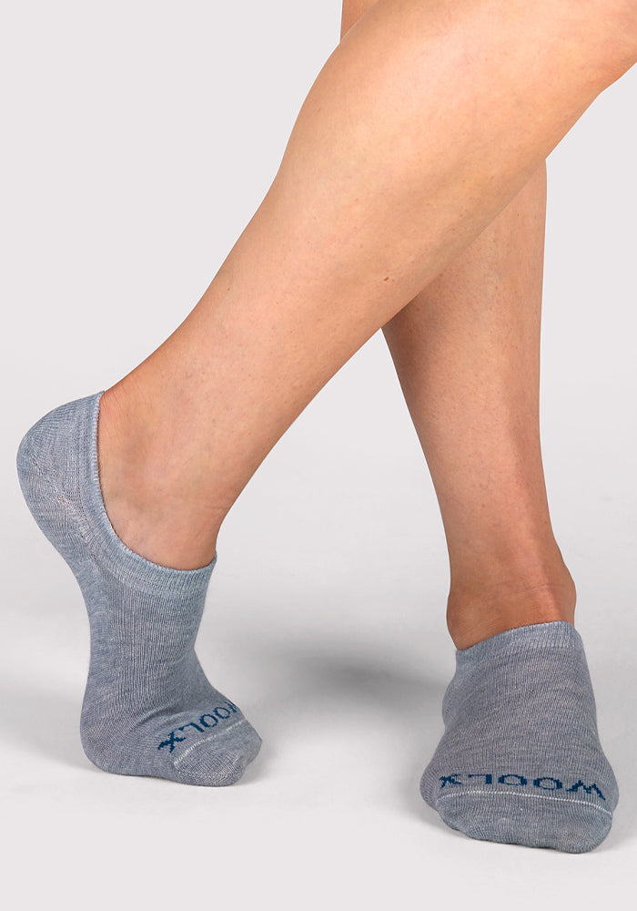 Humktnn | Women’s Lightweight Merino Wool No Show Ped Socks for Daily Comfort