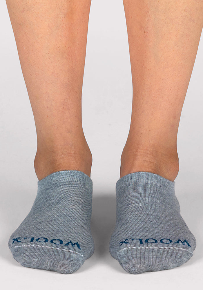 Humktnn | Women’s Lightweight Merino Wool No Show Ped Socks for Daily Comfort