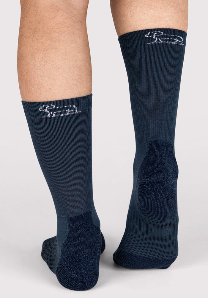 Humktnn | Men’s Lightweight Merino Wool Crew Socks with Breathable Comfort