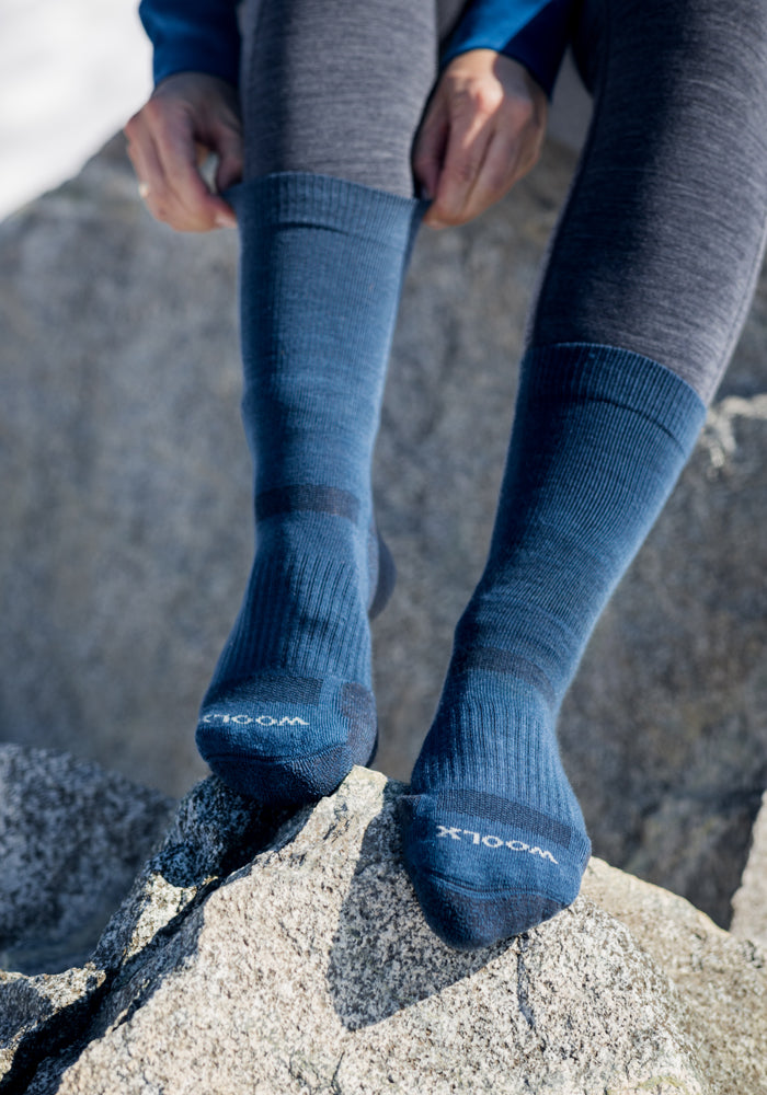 Humktnn | Women’s Lightweight Merino Wool Crew Socks for All-Day Wear