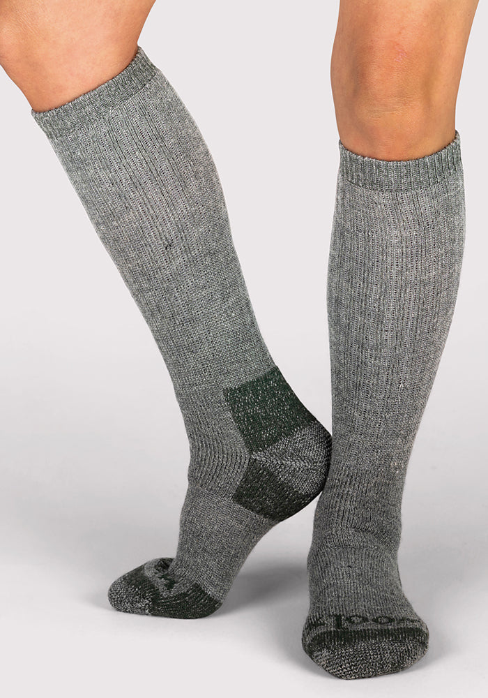 Humktnn | Women’s Heavyweight Merino Wool Over-The-Calf Socks for Extreme Cold
