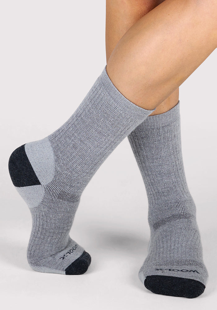 Humktnn | Women's Merino Wool Crew Socks for Comfort & Performance