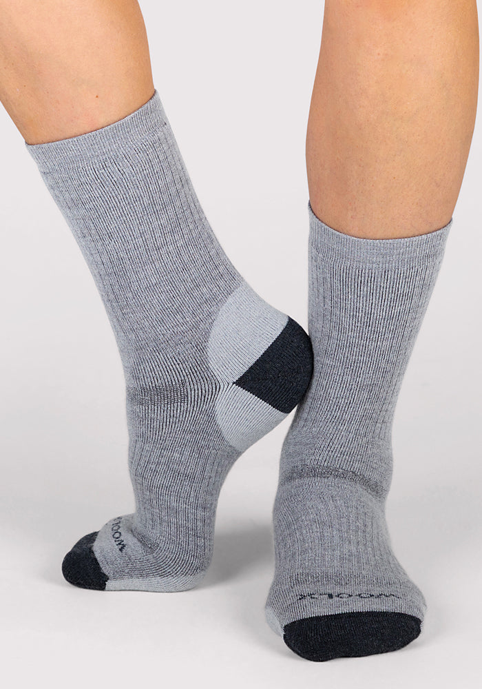 Humktnn | Women's Merino Wool Crew Socks for Comfort & Performance