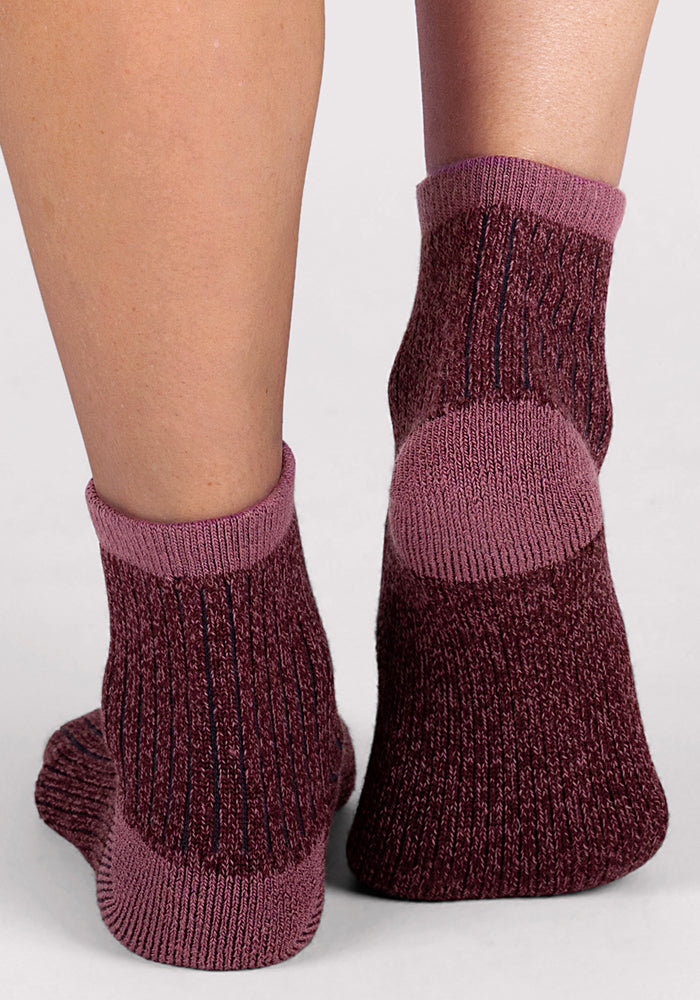 Humktnn | Women’s Merino Wool Mini Crew Socks with Soft Cushioning and Stay-Put Fit