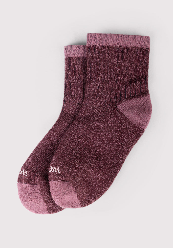 Humktnn | Women’s Merino Wool Mini Crew Socks with Soft Cushioning and Stay-Put Fit