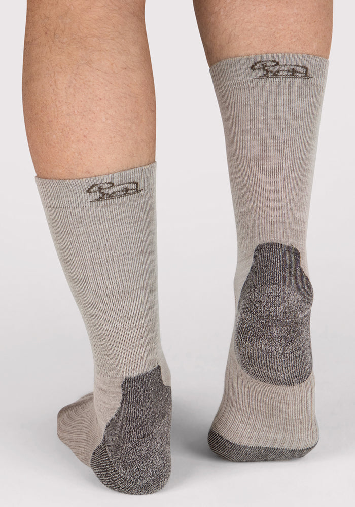 Humktnn | Men’s Lightweight Merino Wool Crew Socks for Breathable Everyday Wear