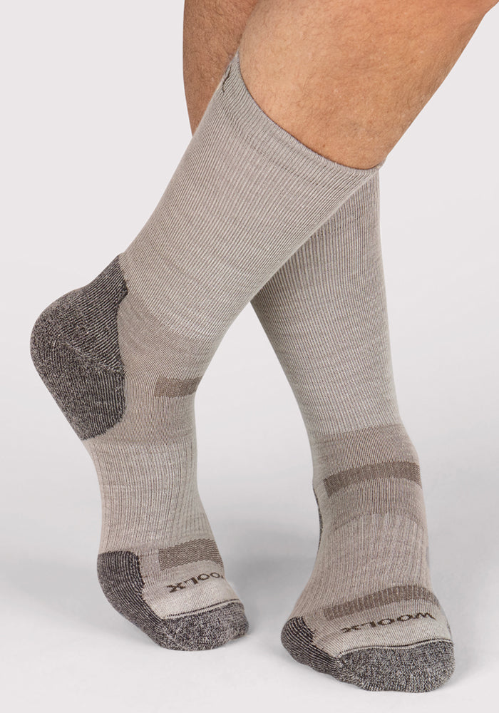 Humktnn | Men’s Lightweight Merino Wool Crew Socks for Breathable Everyday Wear