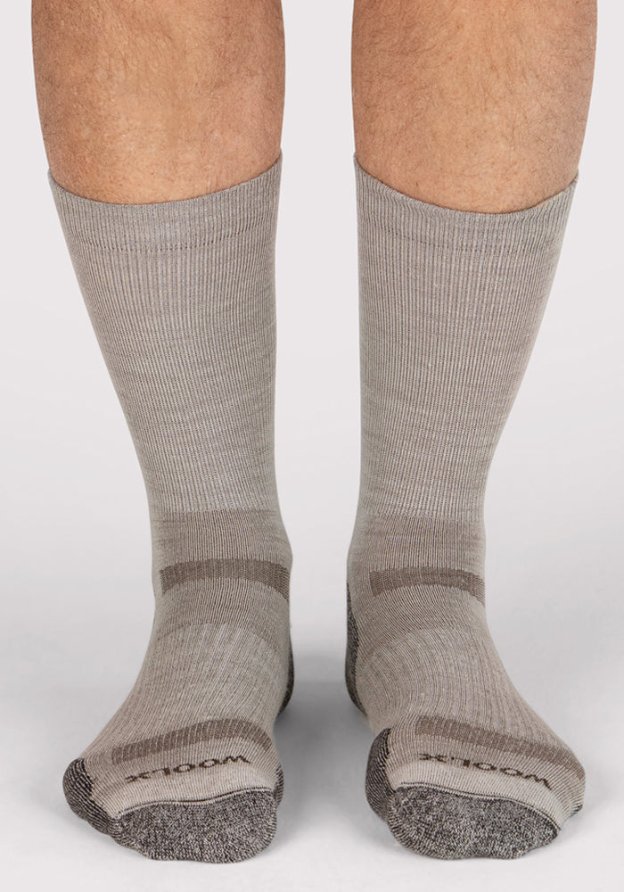 Humktnn | Men’s Lightweight Merino Wool Crew Socks for Breathable Everyday Wear