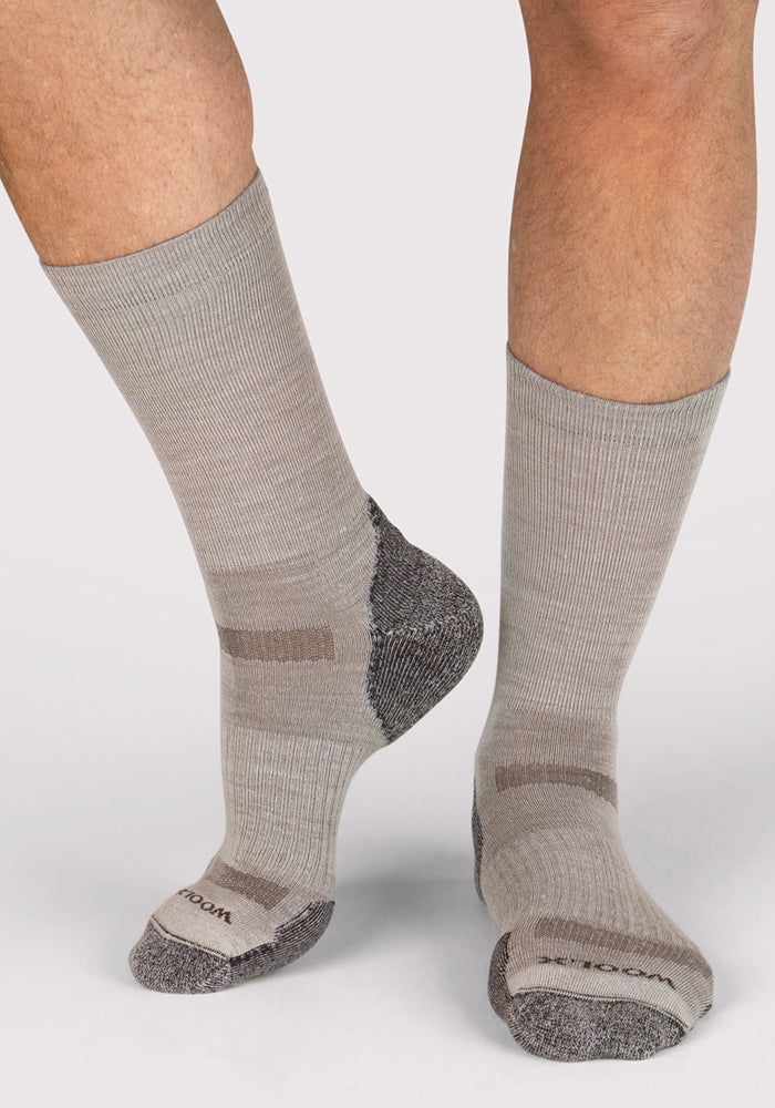 Humktnn | Men’s Lightweight Merino Wool Crew Socks for Breathable Everyday Wear
