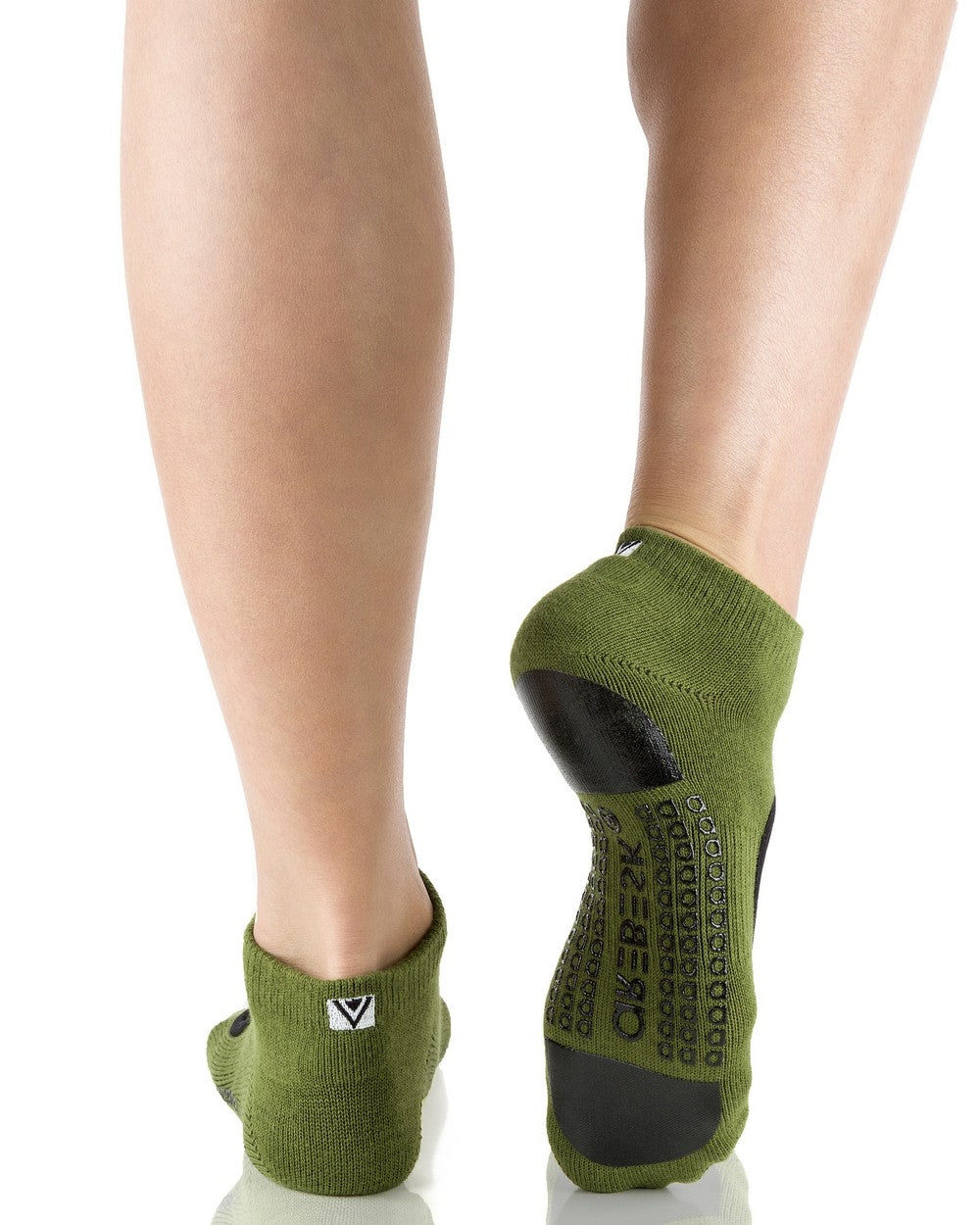 Humktnn | Closed Toe Fishnet Grip Socks for Pilates & Studio Training