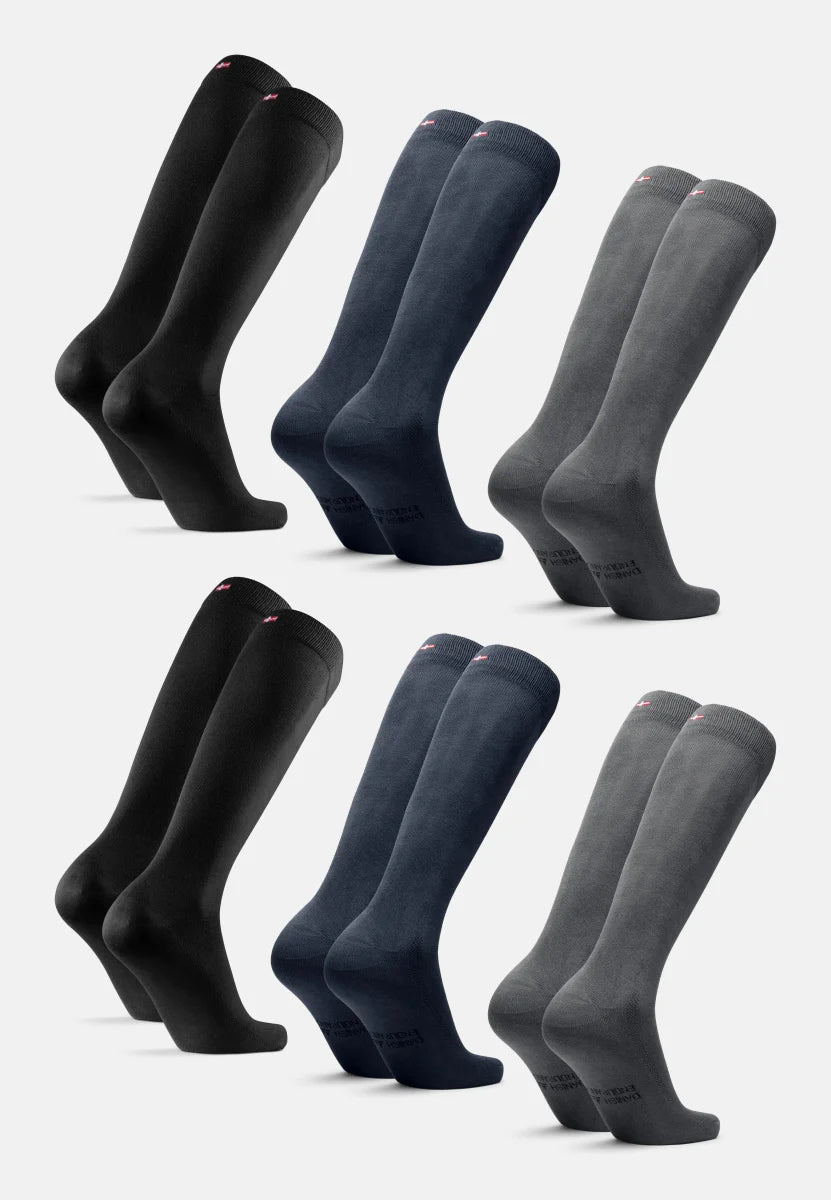 Humktnn | Knee-Length Bamboo Dress Socks for Business & Formal Wear
