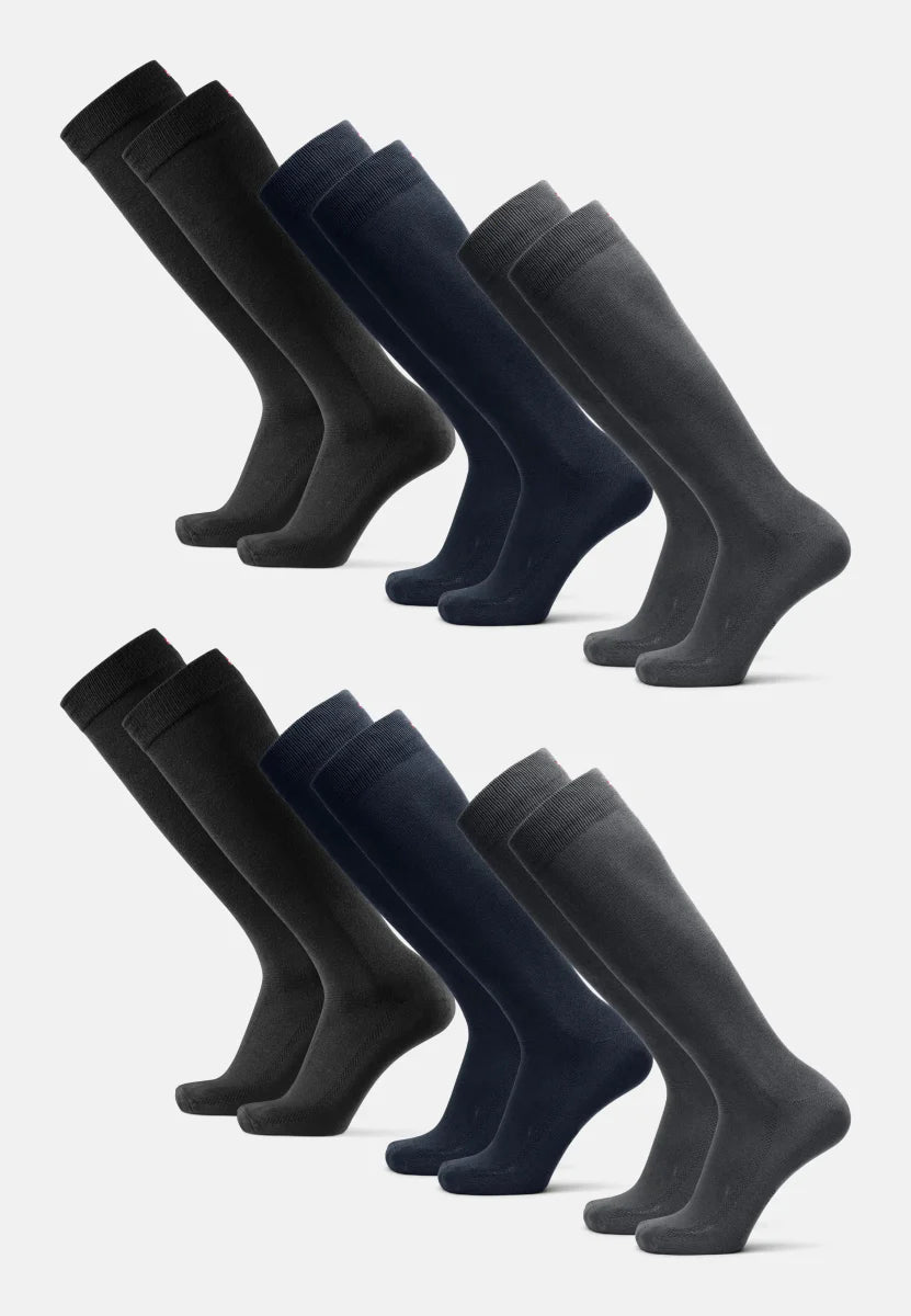 Humktnn | Knee-Length Bamboo Dress Socks for Business & Formal Wear
