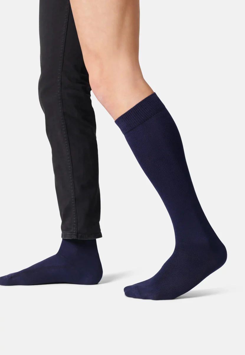 Humktnn | Knee-Length Bamboo Dress Socks for Business & Formal Wear